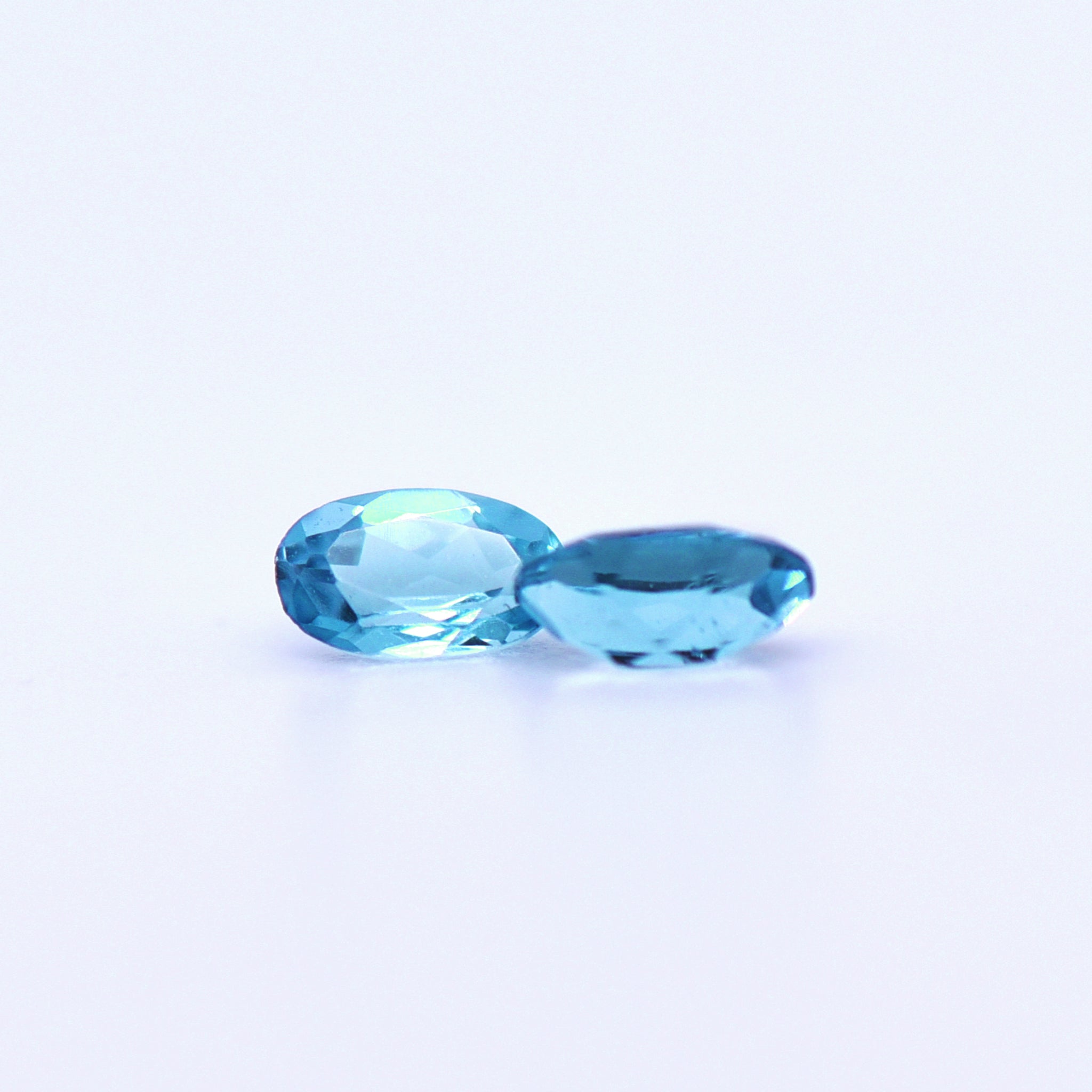 5x3 Oval Faceted London Blue Topaz