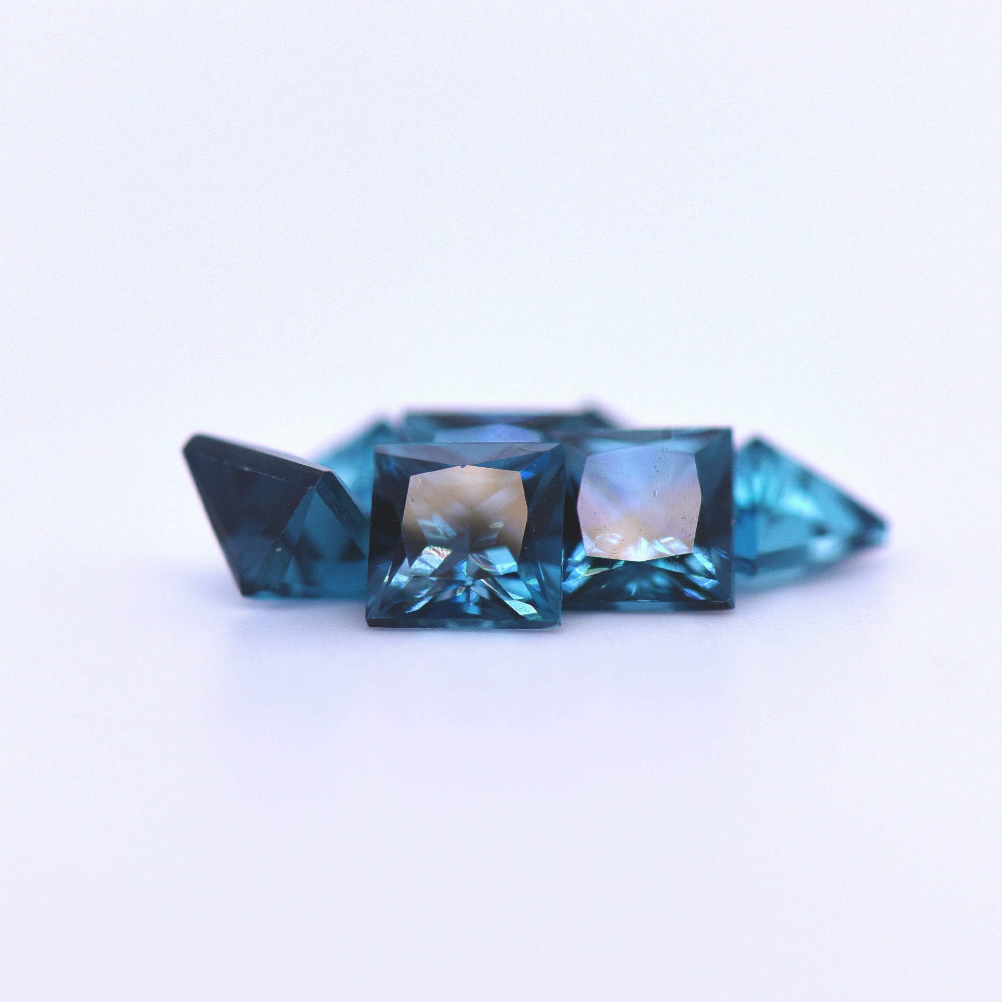 6x6 Square Step Cut London Blue Topaz