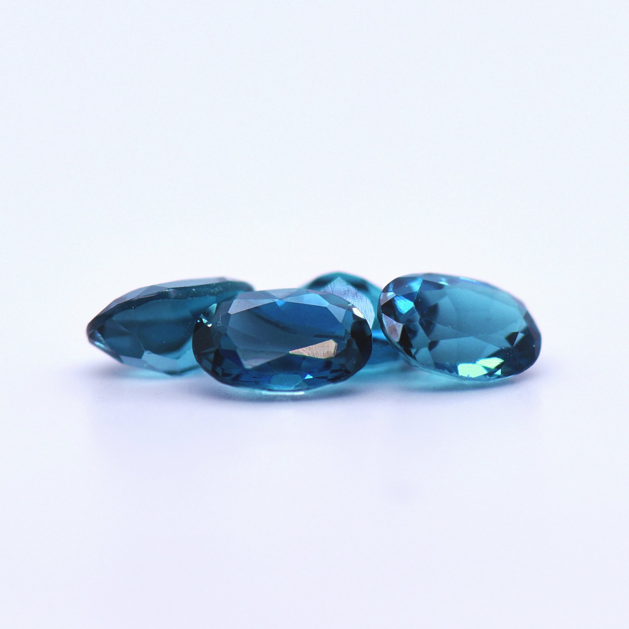 8x6 Oval Faceted London Blue Topaz
