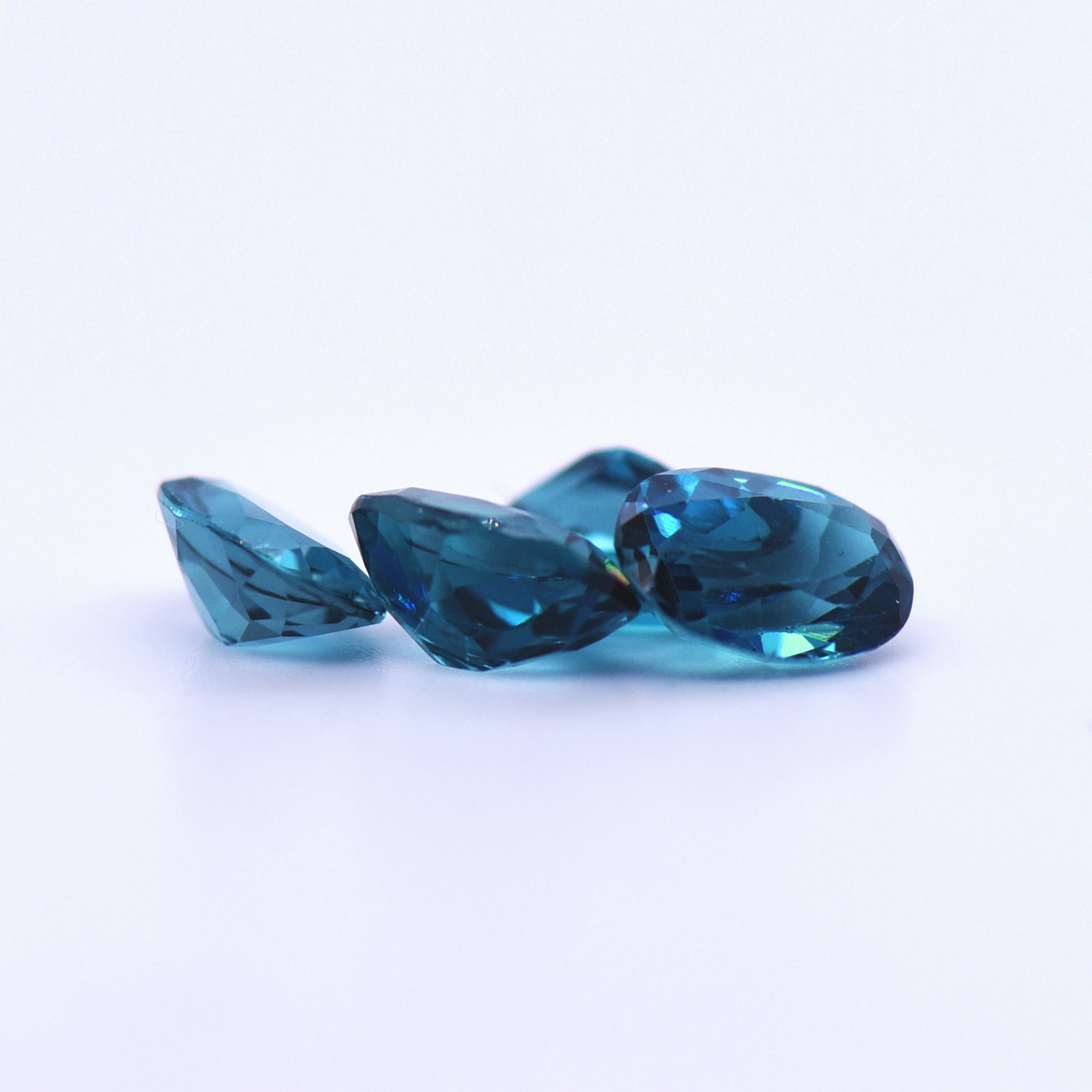 8x6 Oval Faceted London Blue Topaz