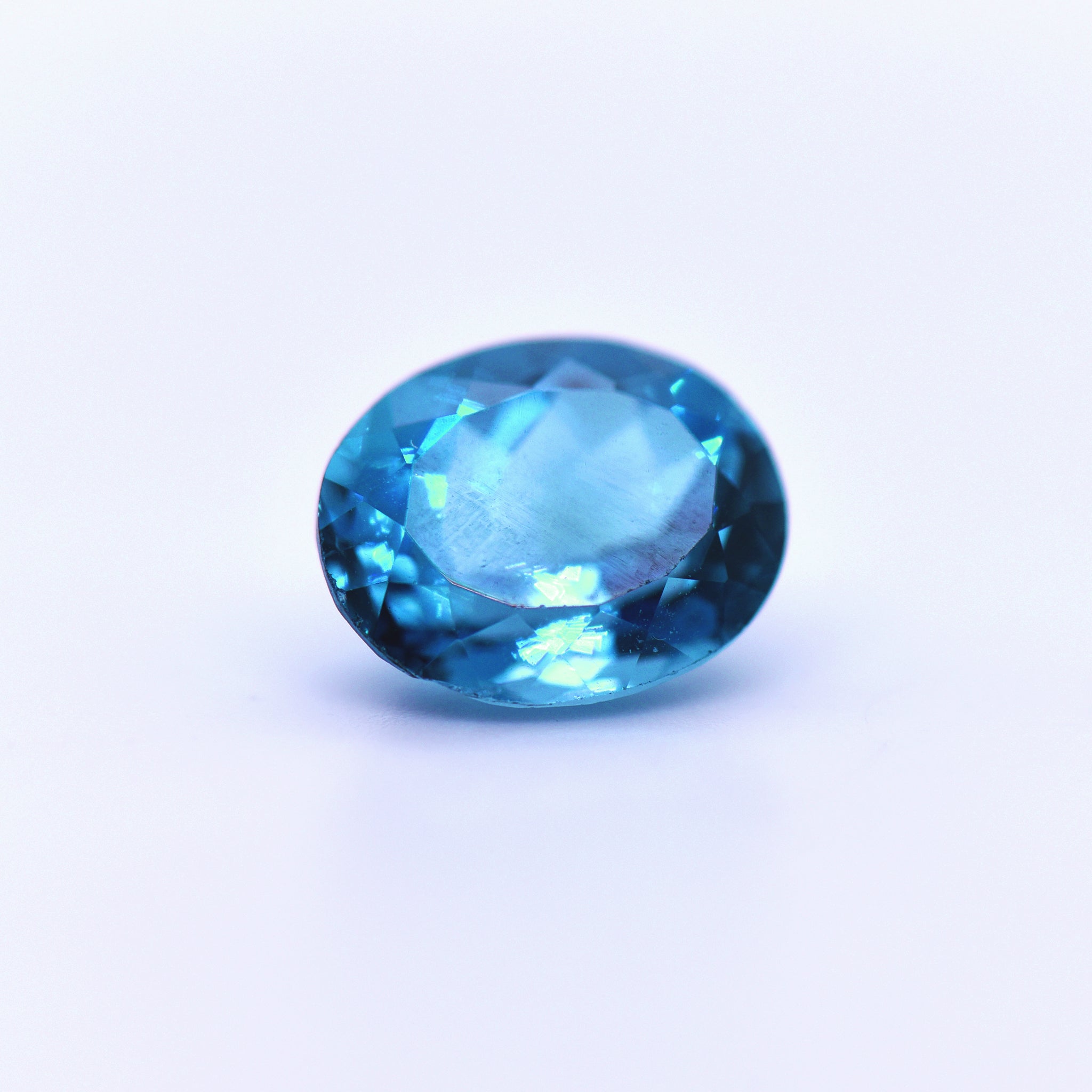 12x10 Oval Faceted London Blue Topaz