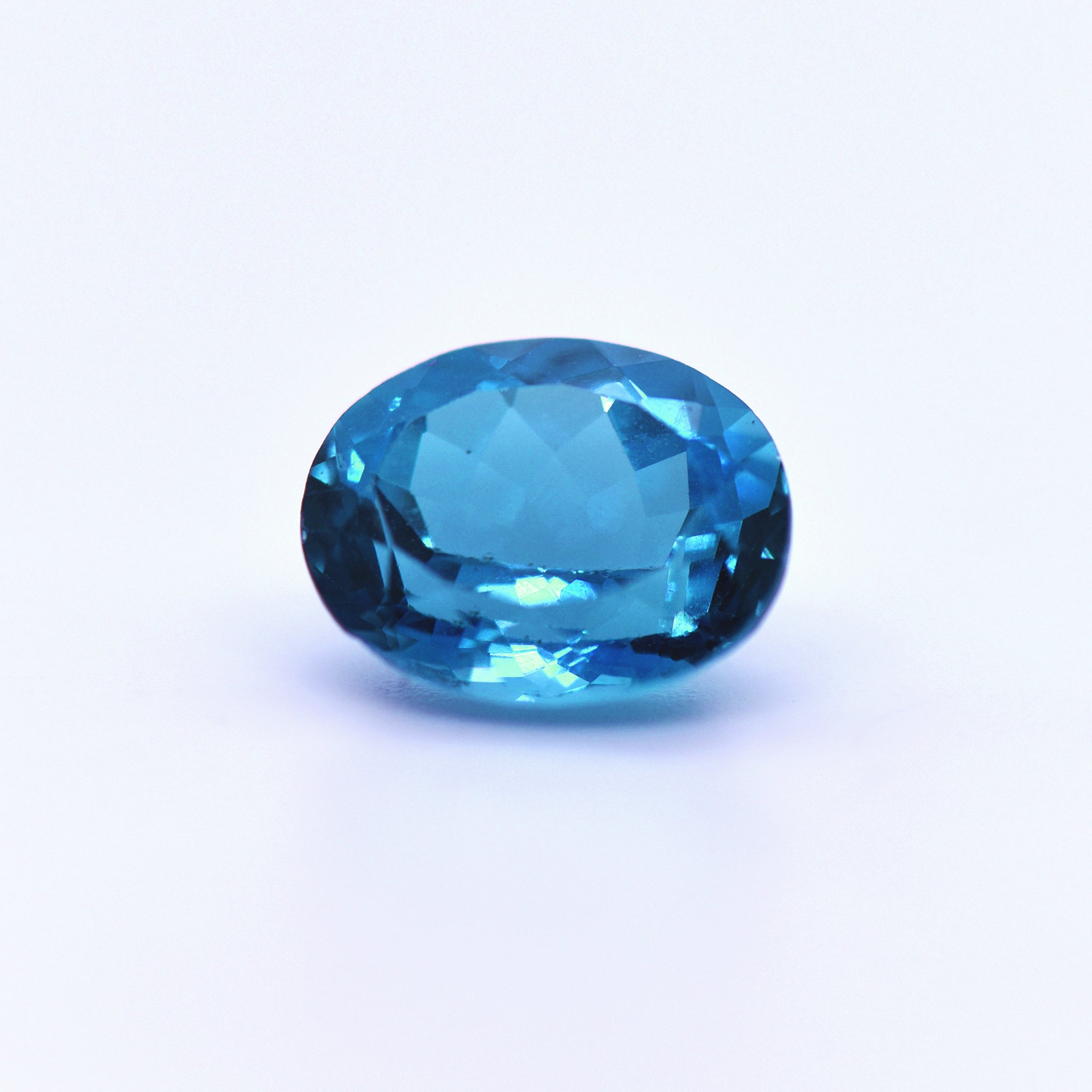12x10 Oval Faceted London Blue Topaz