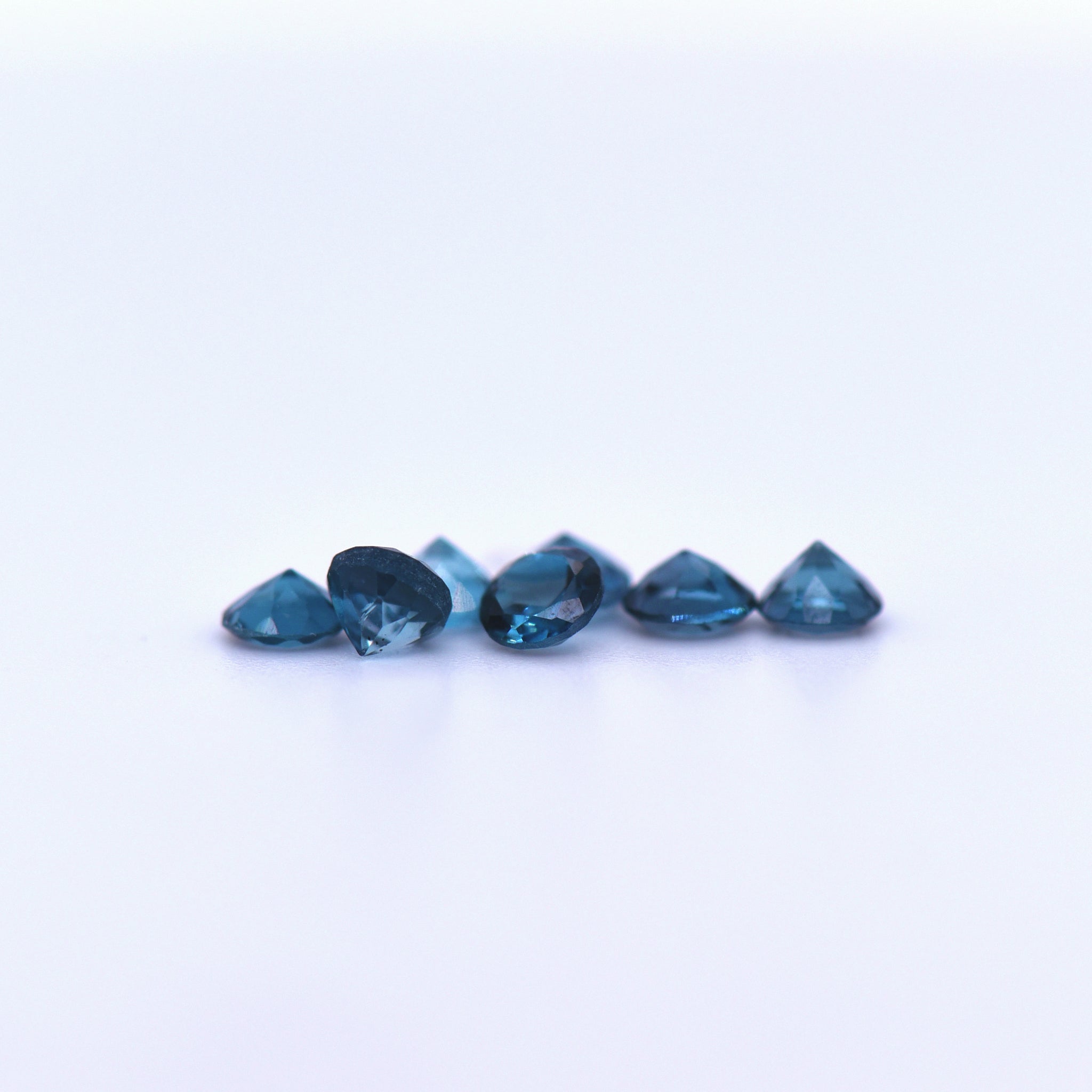 3.75mm Round Faceted London Blue Topaz