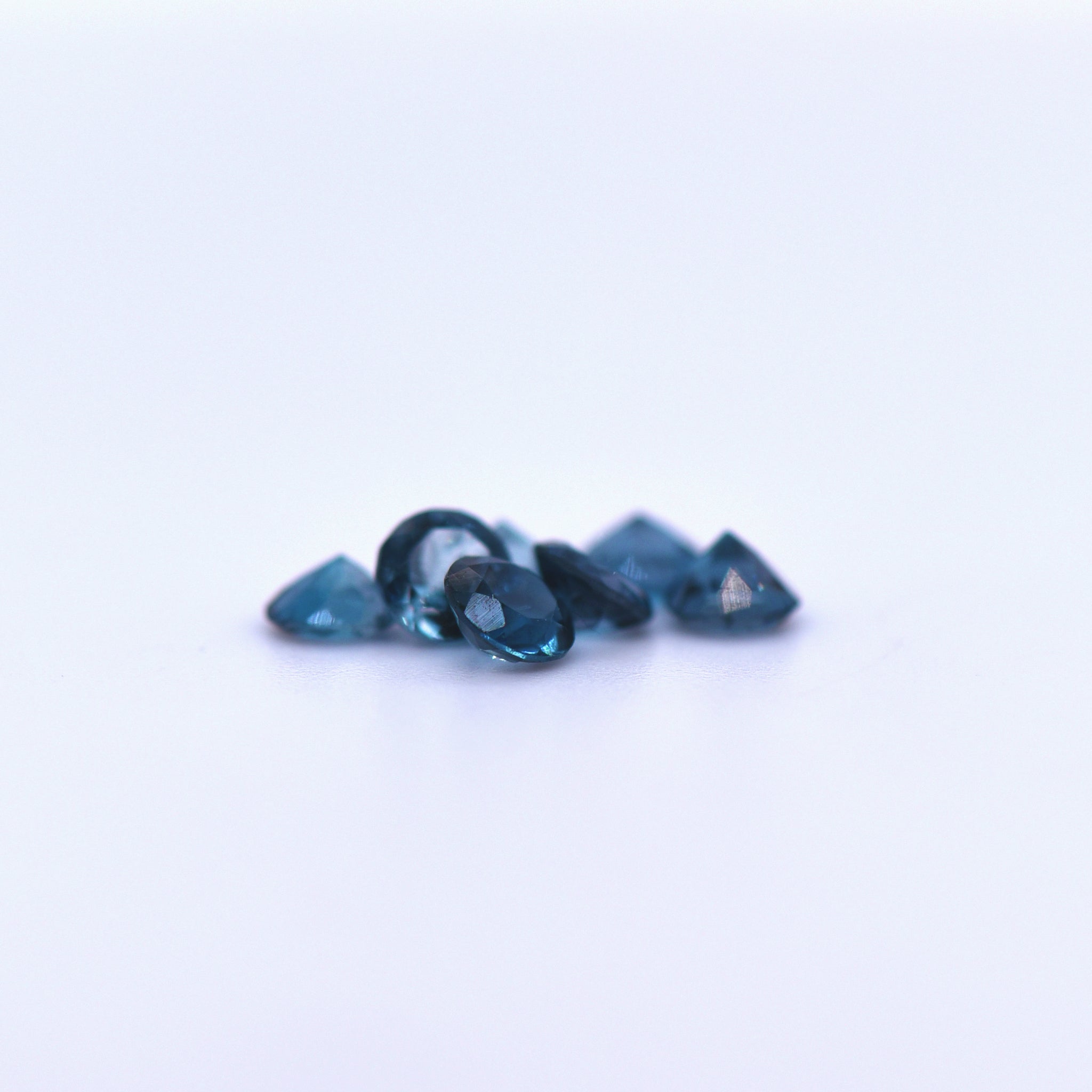 3.75mm Round Faceted London Blue Topaz