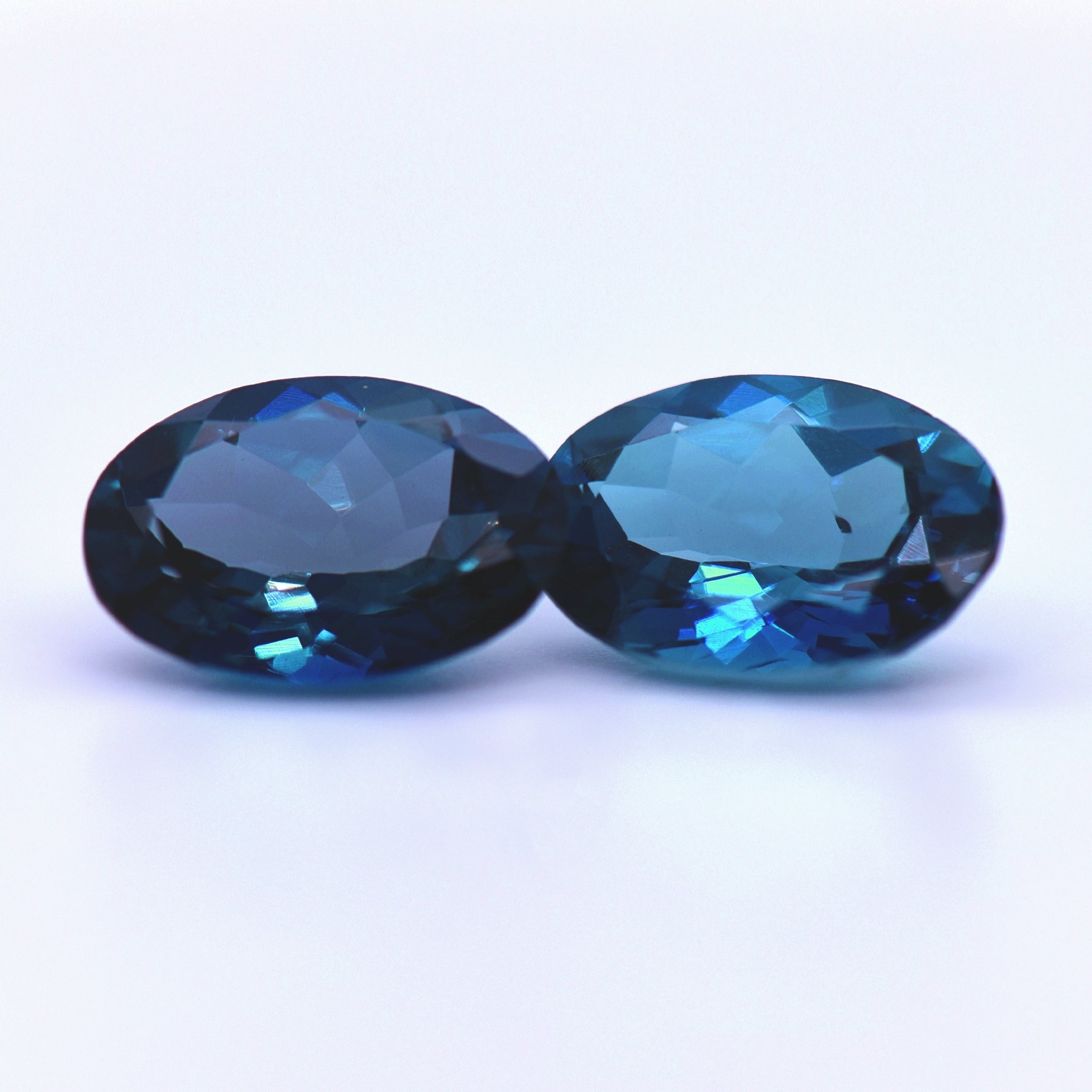 14x10 Oval Faceted London Blue Topaz