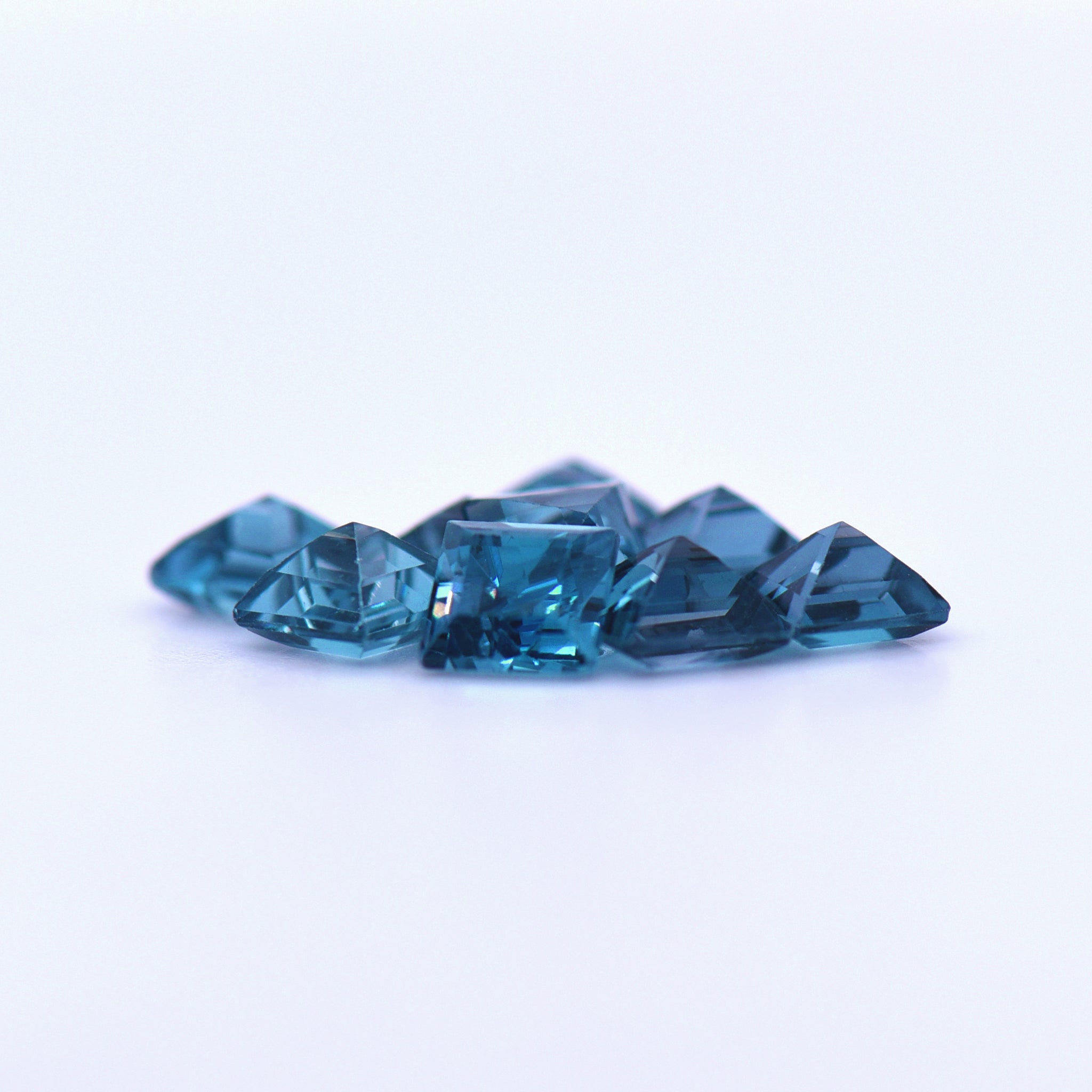 5x5 Square Step Cut London Blue Topaz