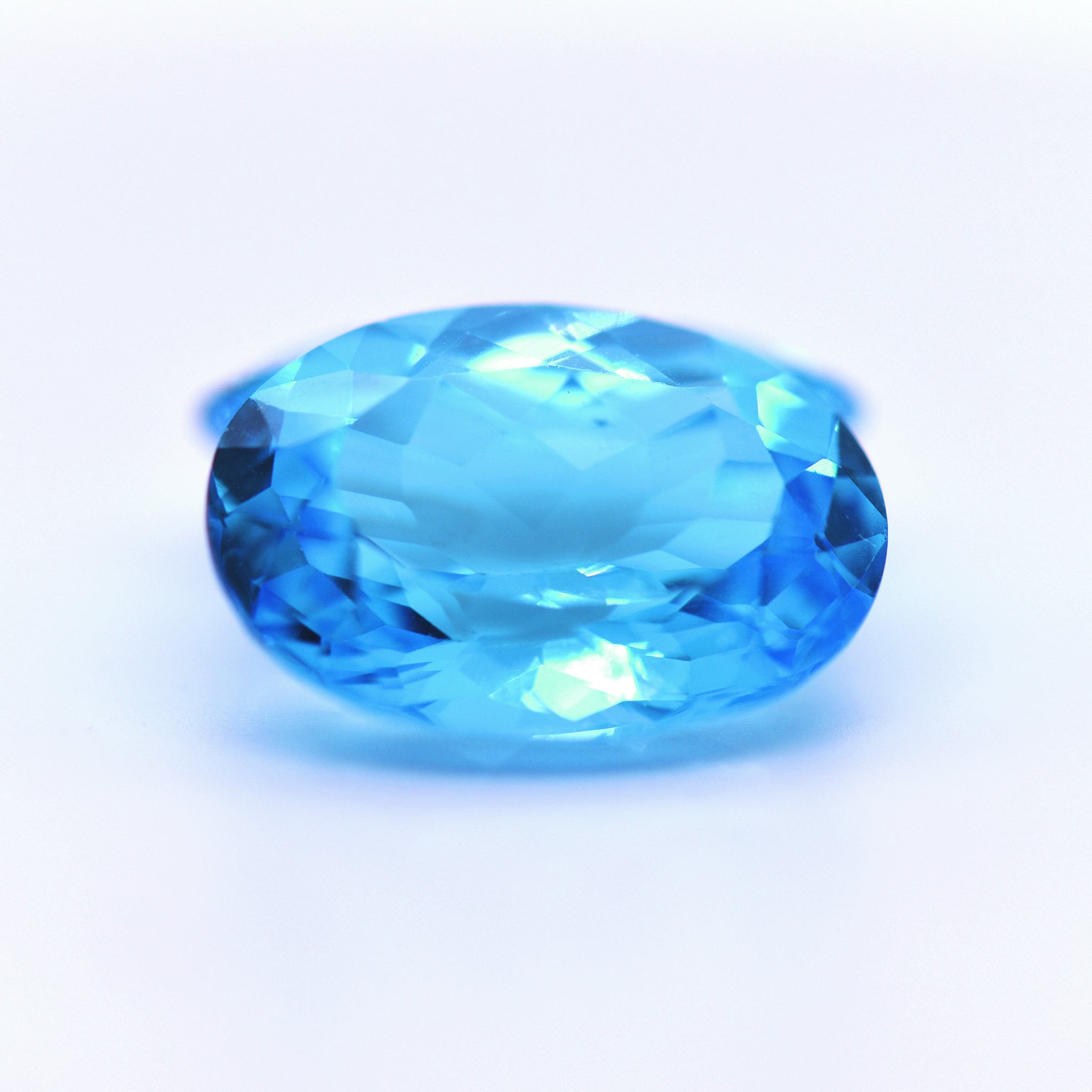 16x12 Oval Faceted London Blue Topaz