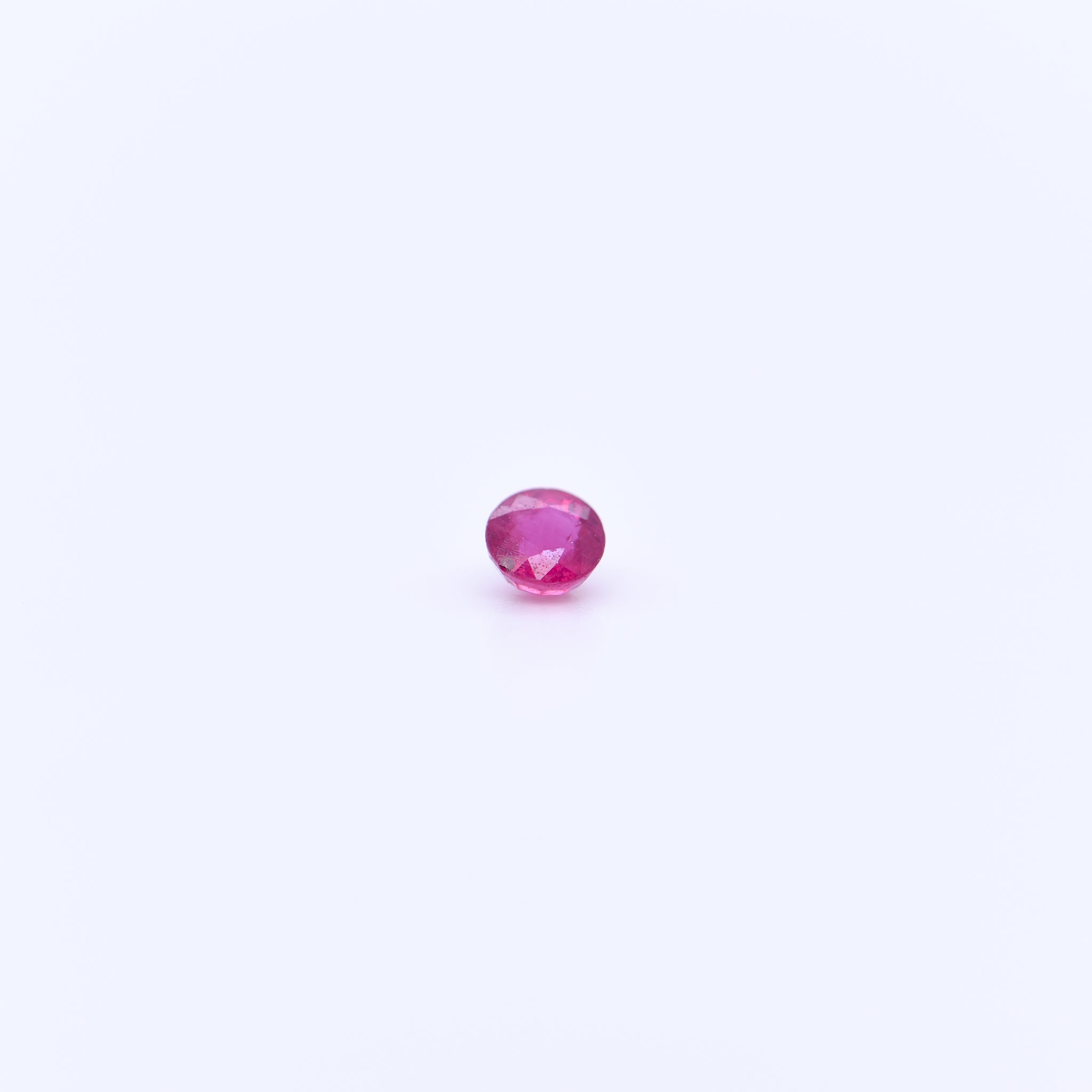 3.25mm Round Faceted Purple Rubies