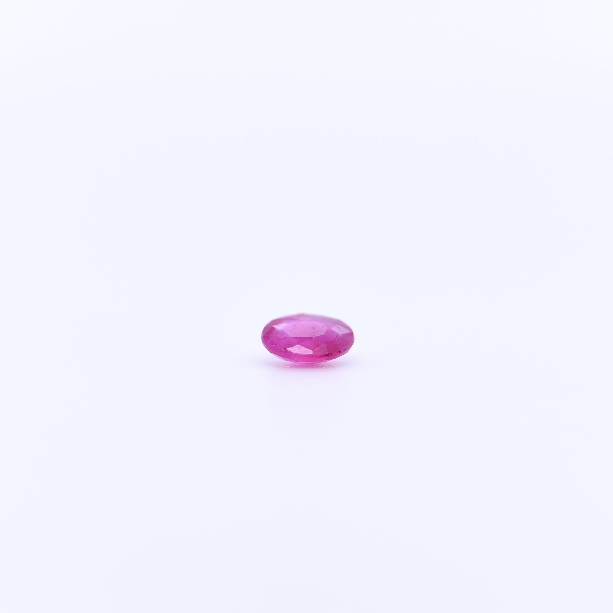 4x3 Oval Faceted Pink Rubies