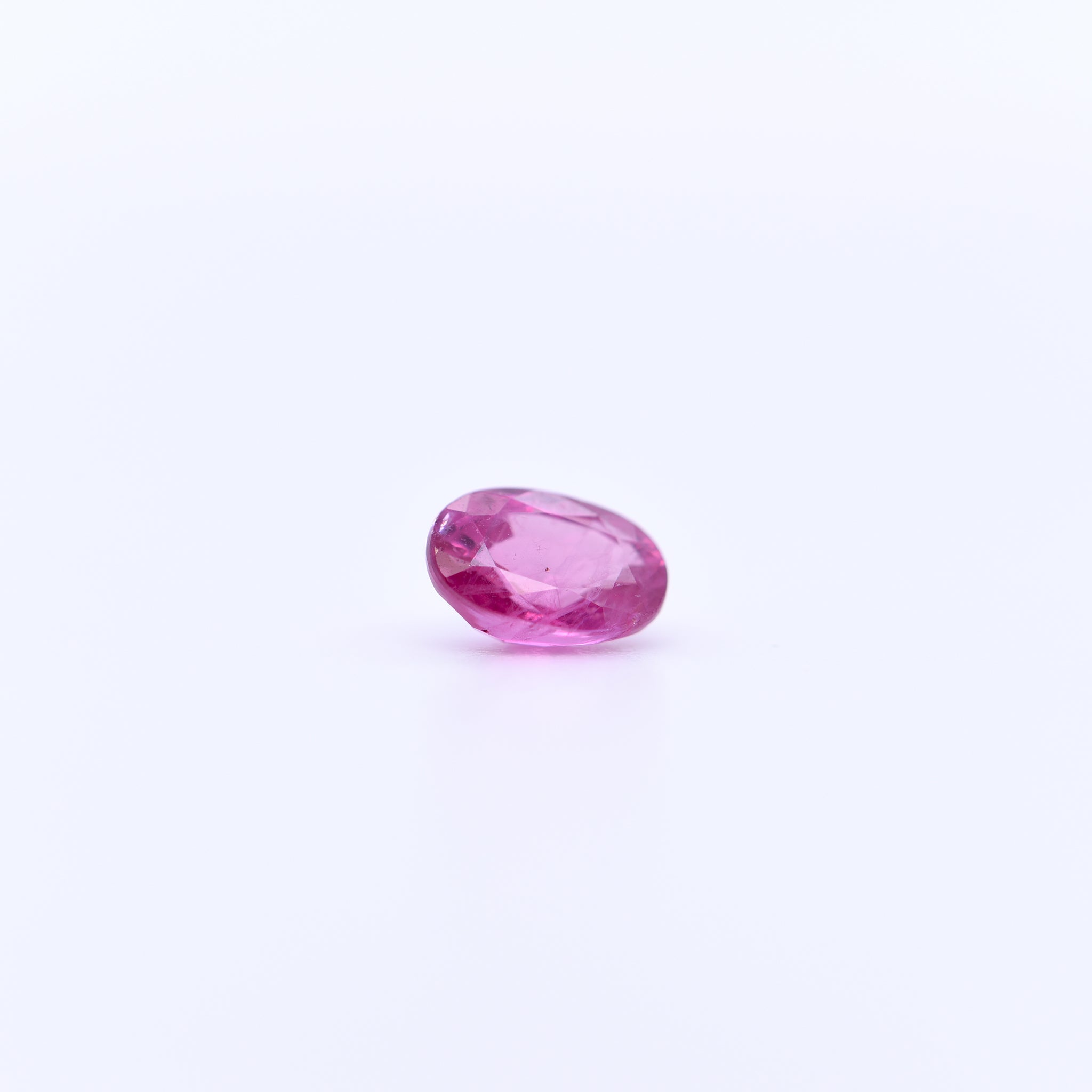 6x4 Oval Faceted Red Rubies