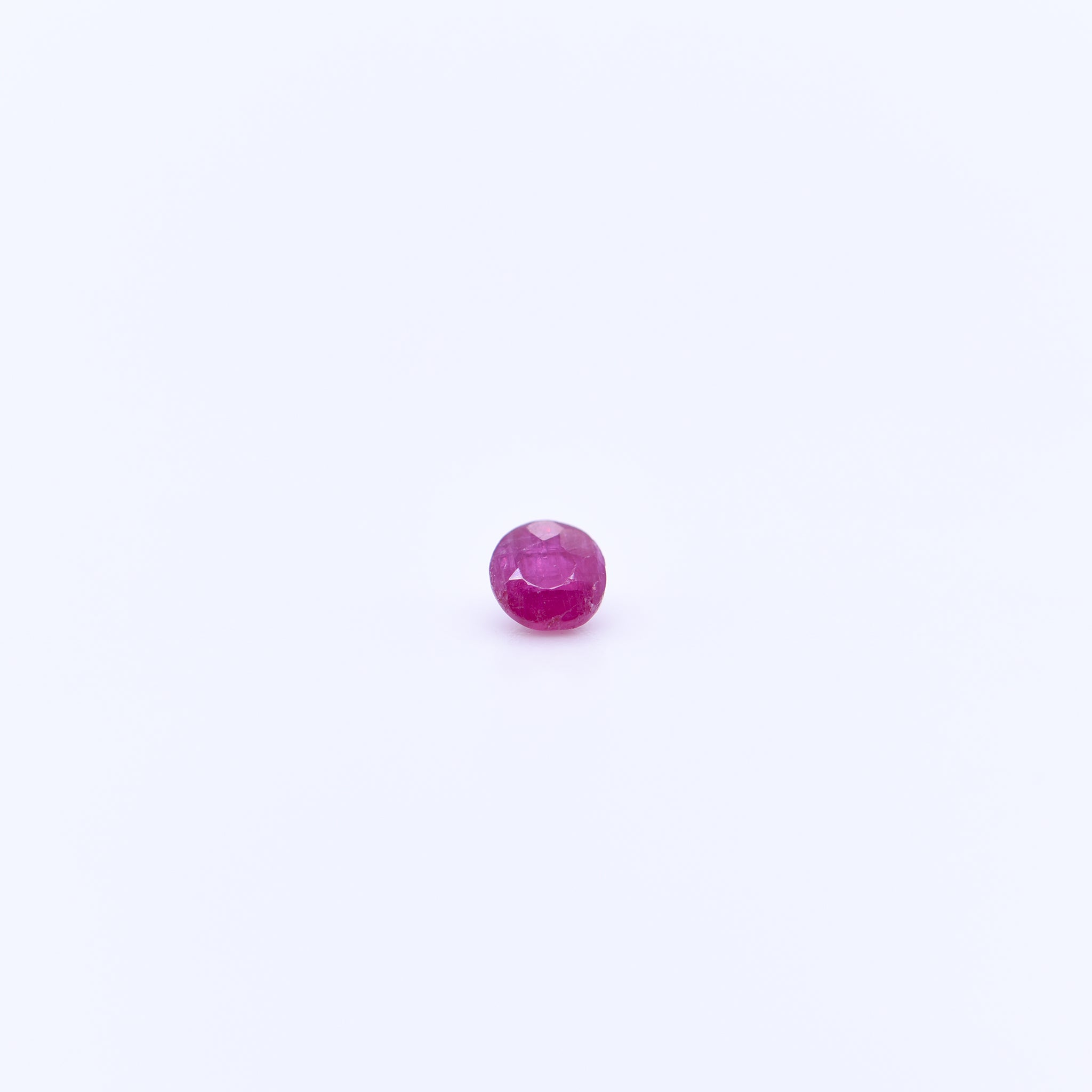 3mm Round Faceted Purple Rubies
