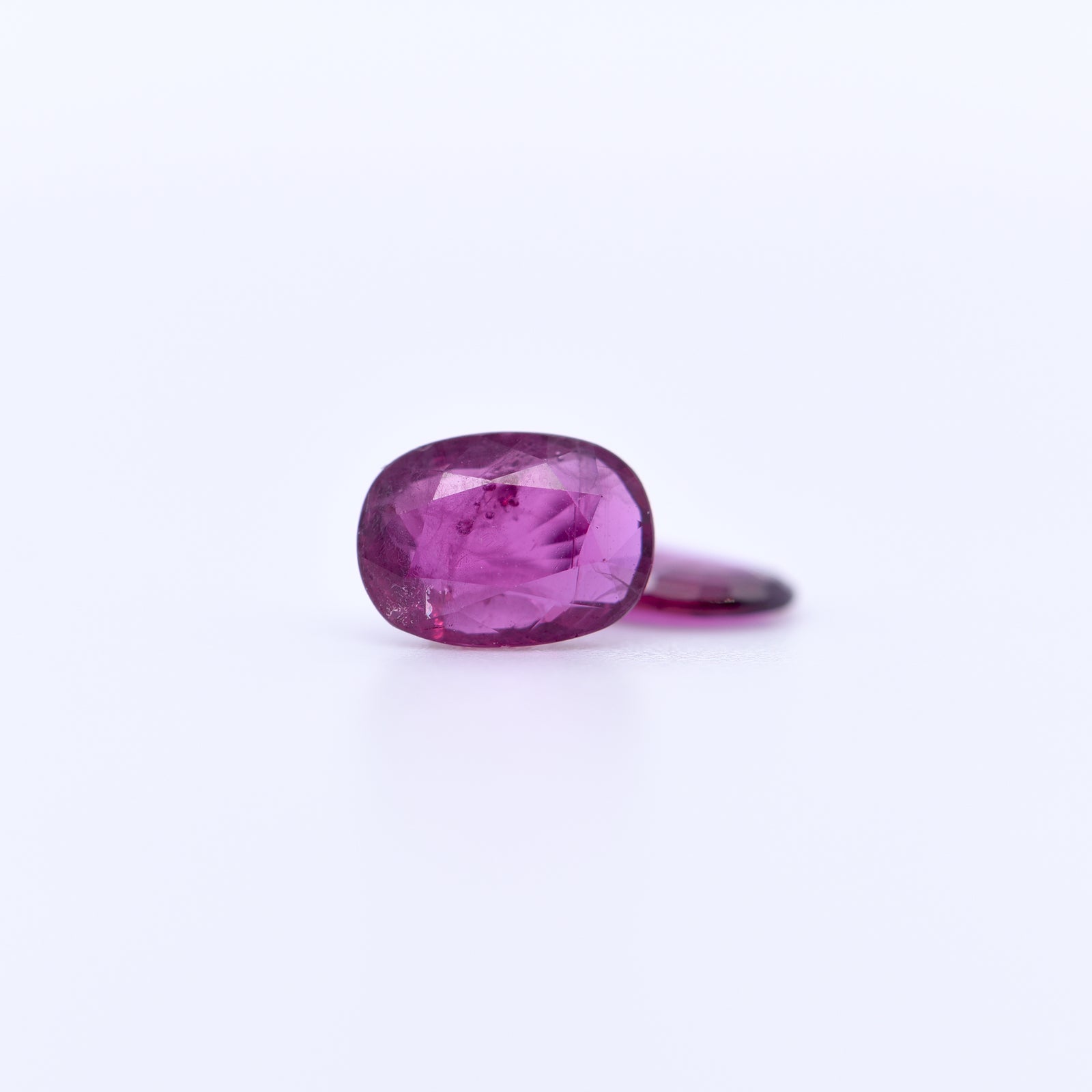 7x5 Oval Faceted Purple Rubies