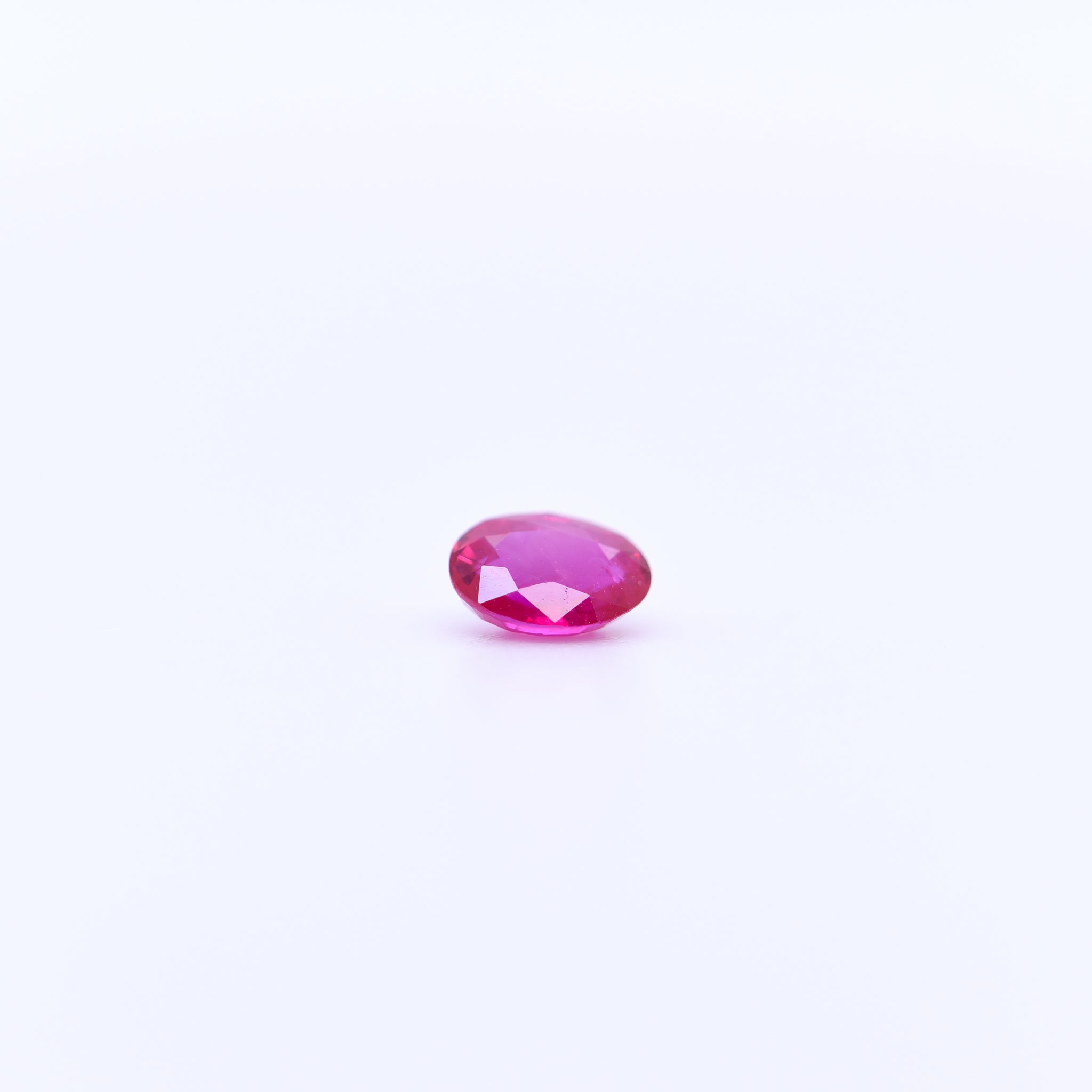 5X4 Oval Faceted Pink Rubies