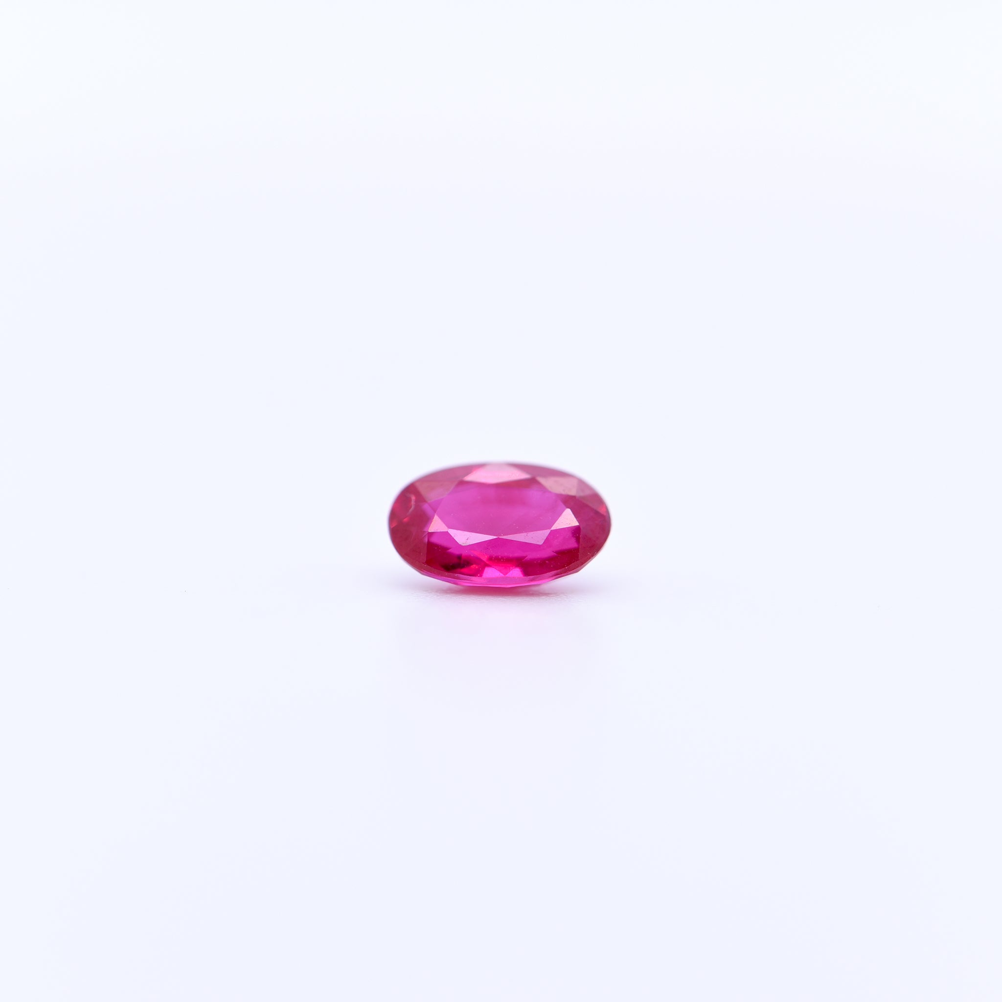 6x4 Oval Faceted Pink Rubies
