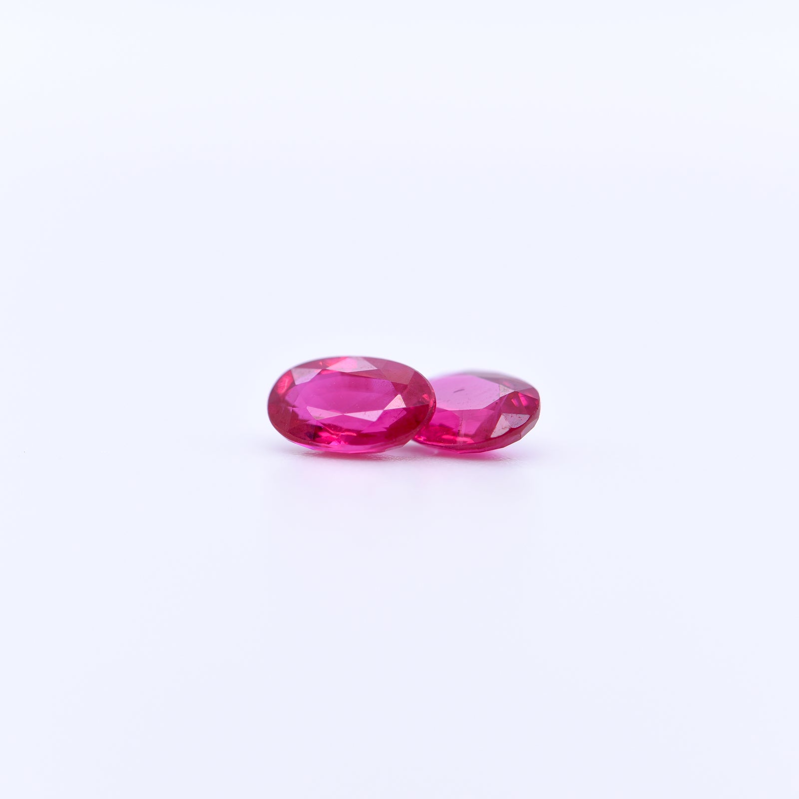6x4 Oval Faceted Pink Rubies