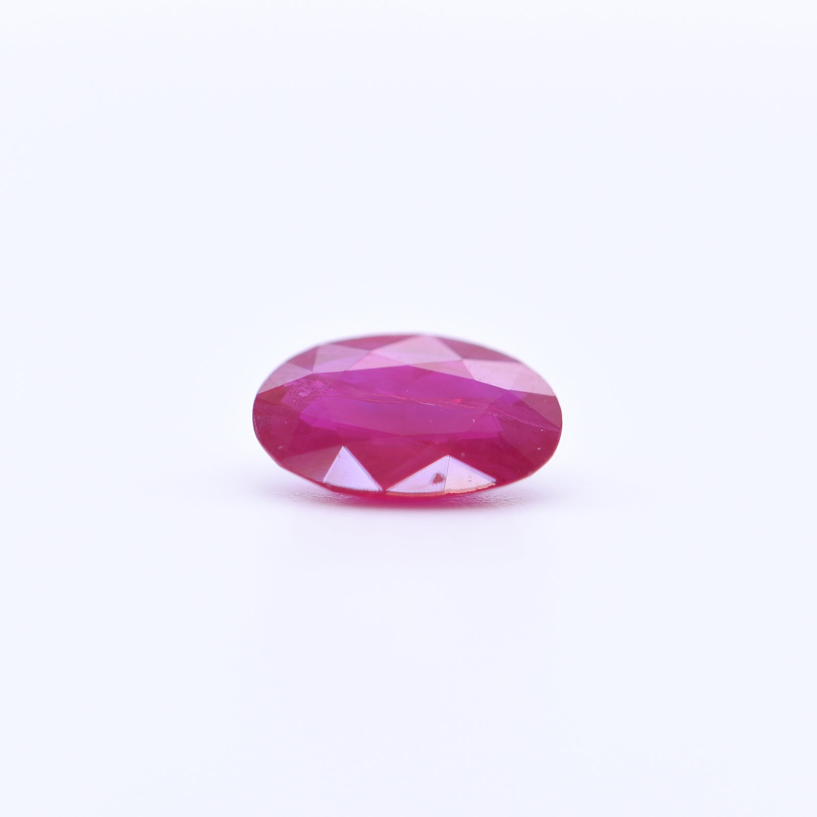 8x6 Oval Faceted Red Rubies