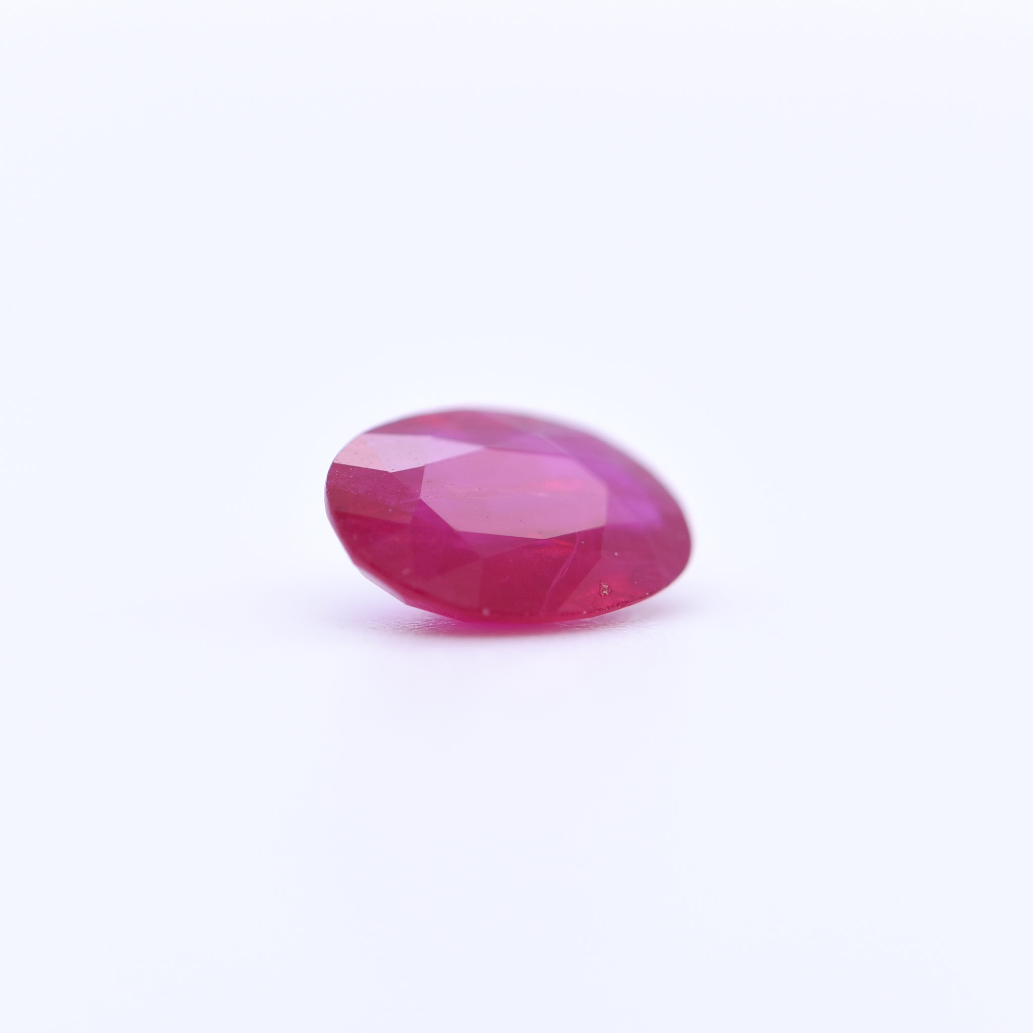 8x6 Oval Faceted Red Rubies
