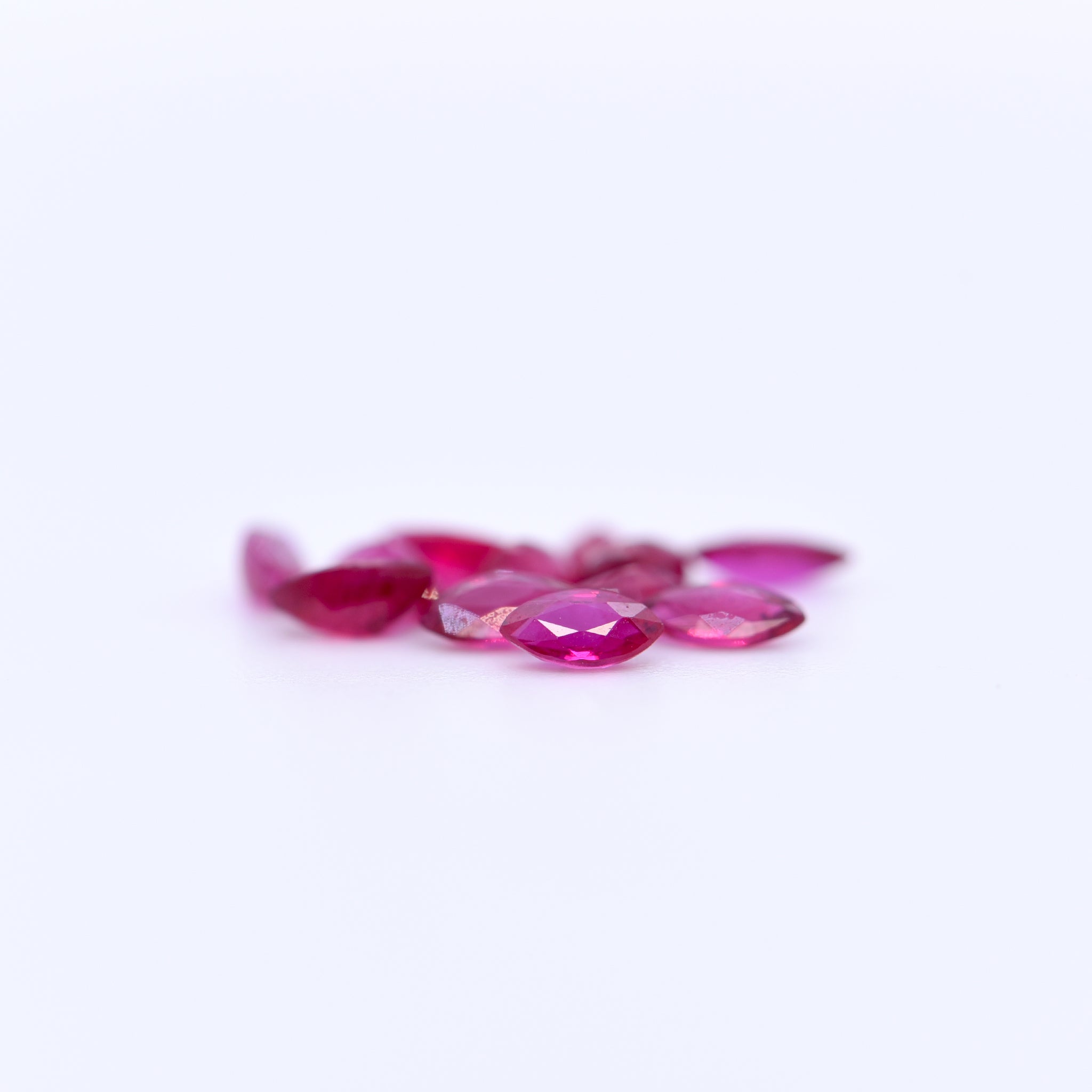 4X2 Marquise Faceted Pink Rubies