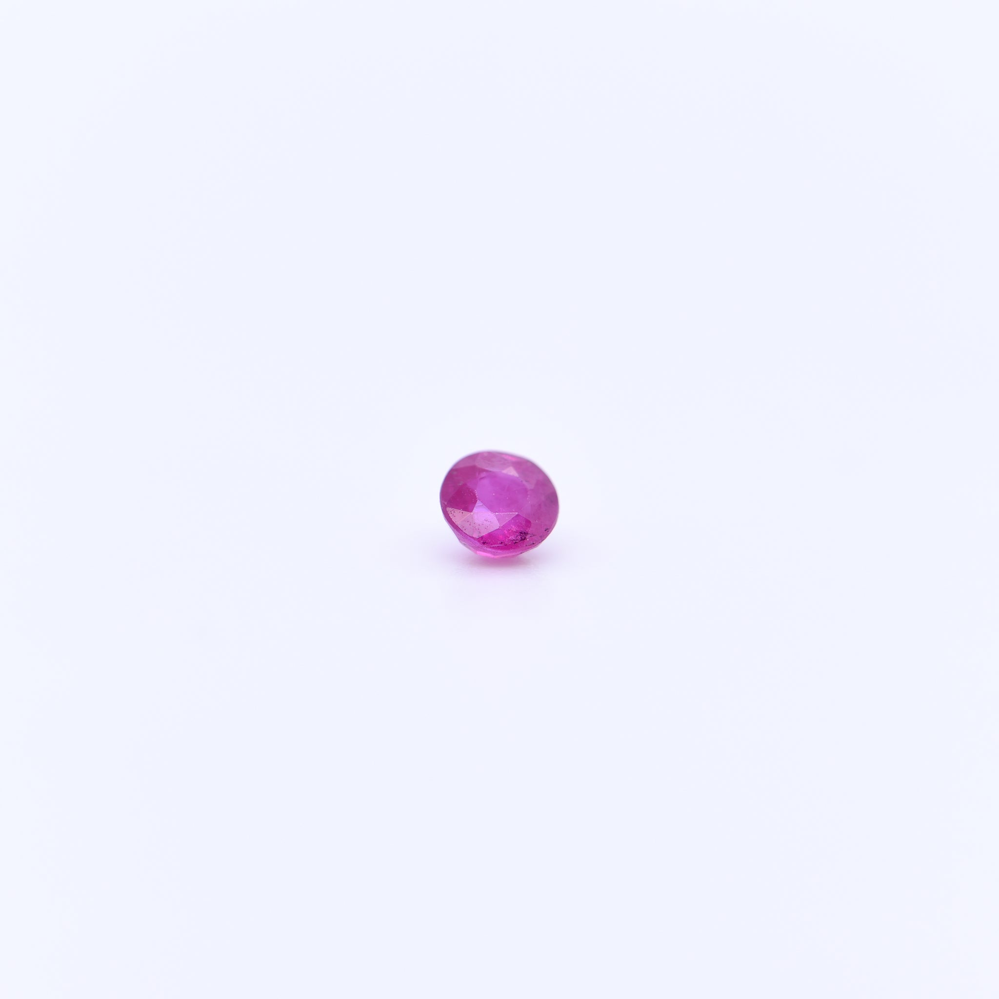 3.5mm Round Faceted Pink Rubies
