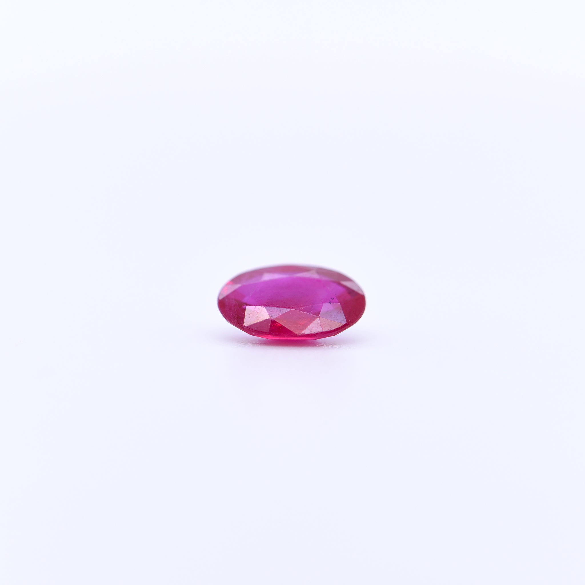 7x5 Oval Faceted Red Rubies