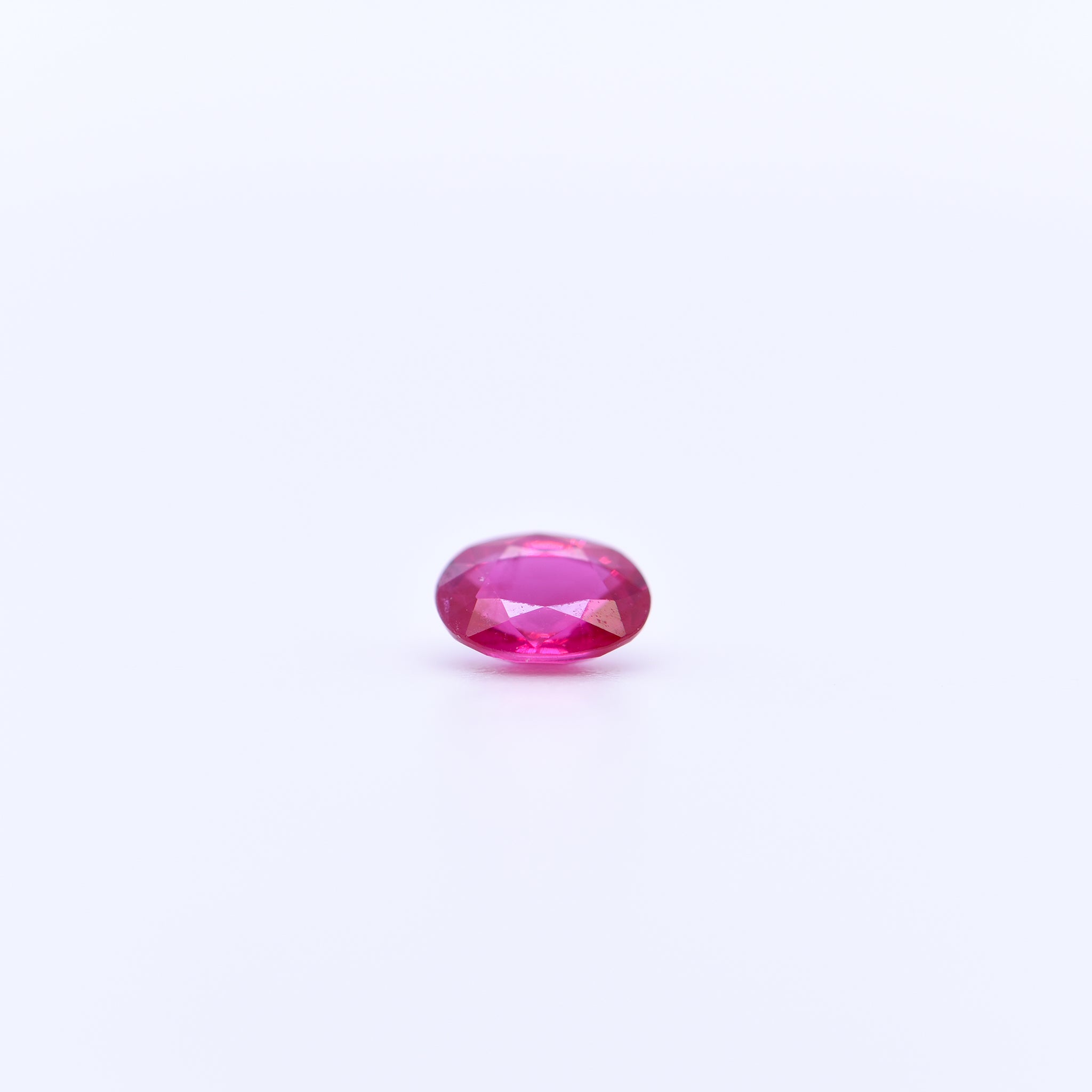 5X4 Oval Faceted Pink Rubies