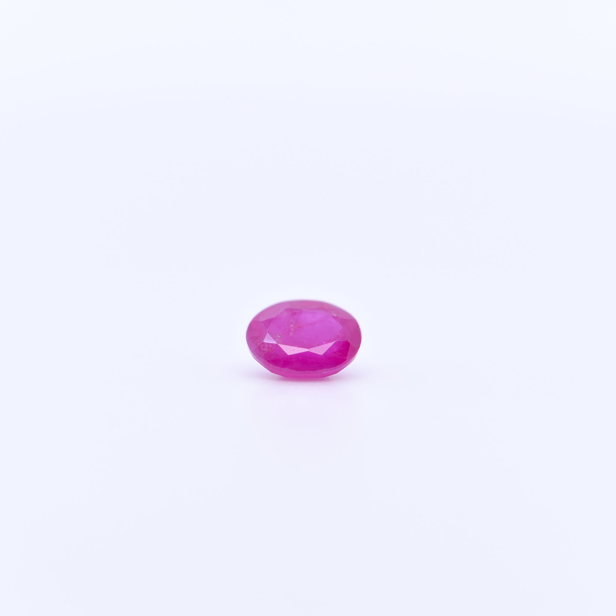 5X4 Oval Faceted Pink Rubies