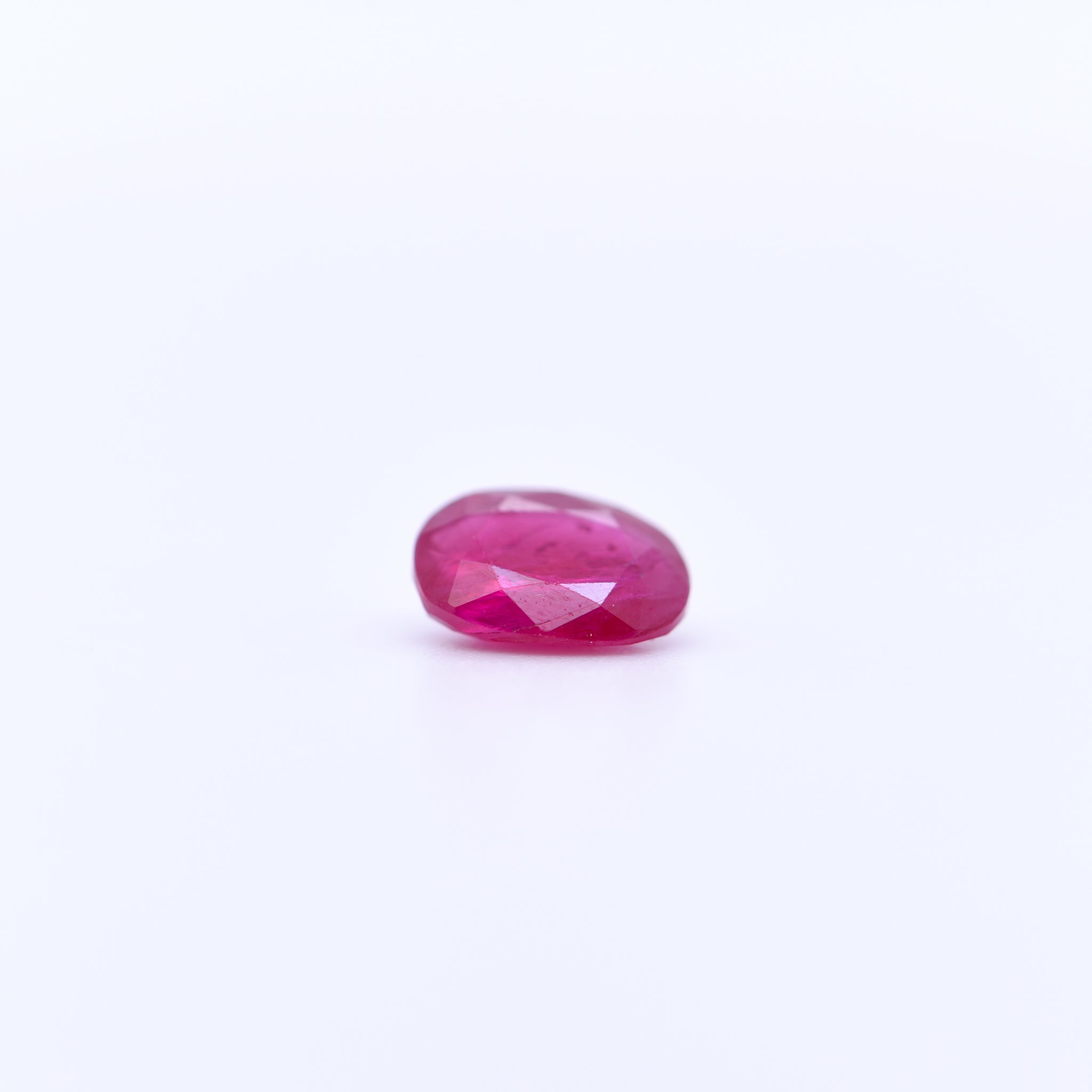 7x5 Oval Faceted Red Rubies