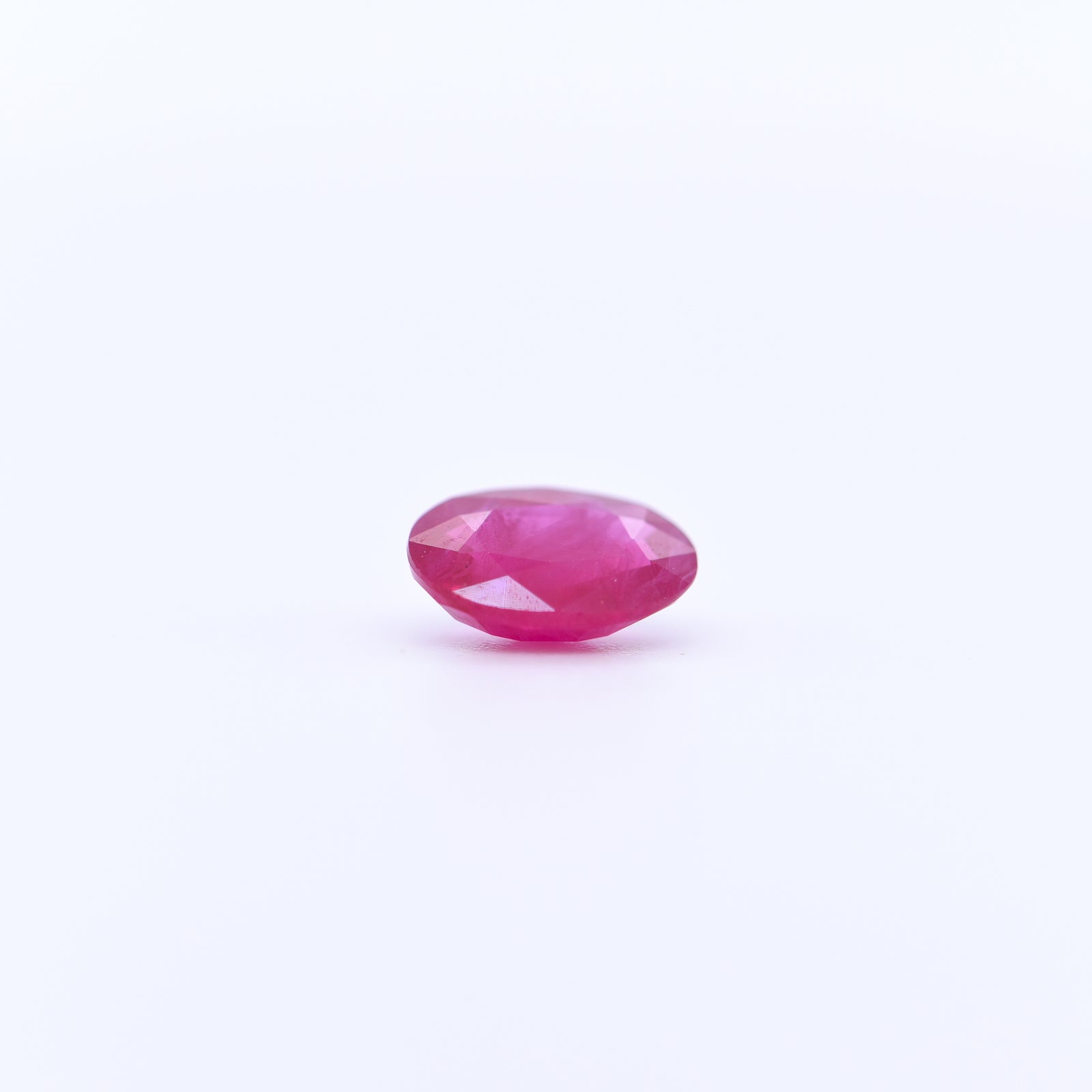 7x5 Oval Faceted Red Rubies