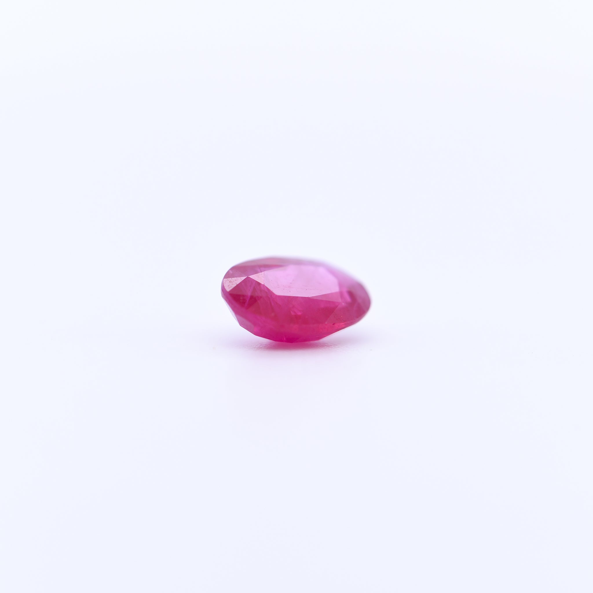 7x5 Oval Faceted Red Rubies