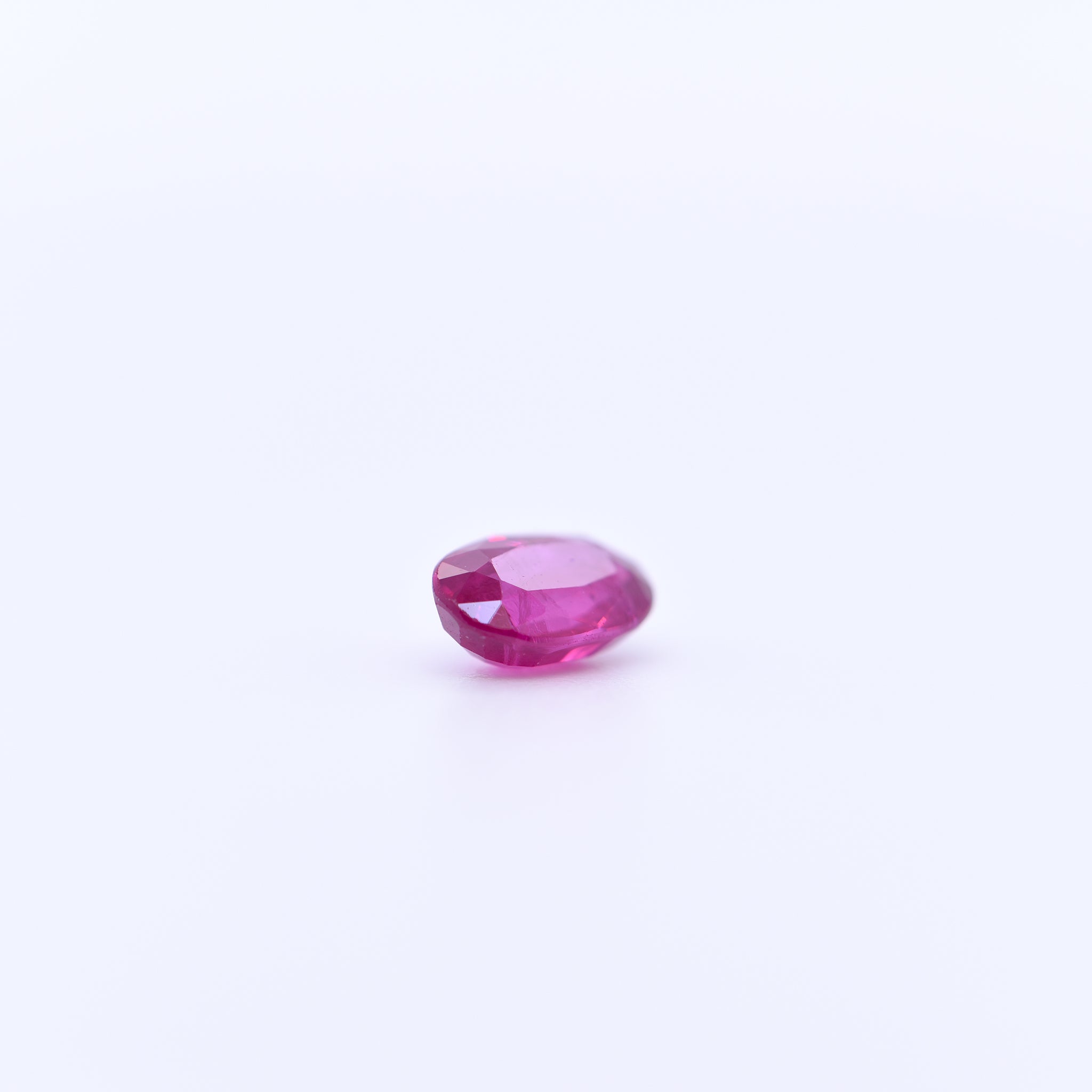 6x4 Oval Faceted Red Rubies