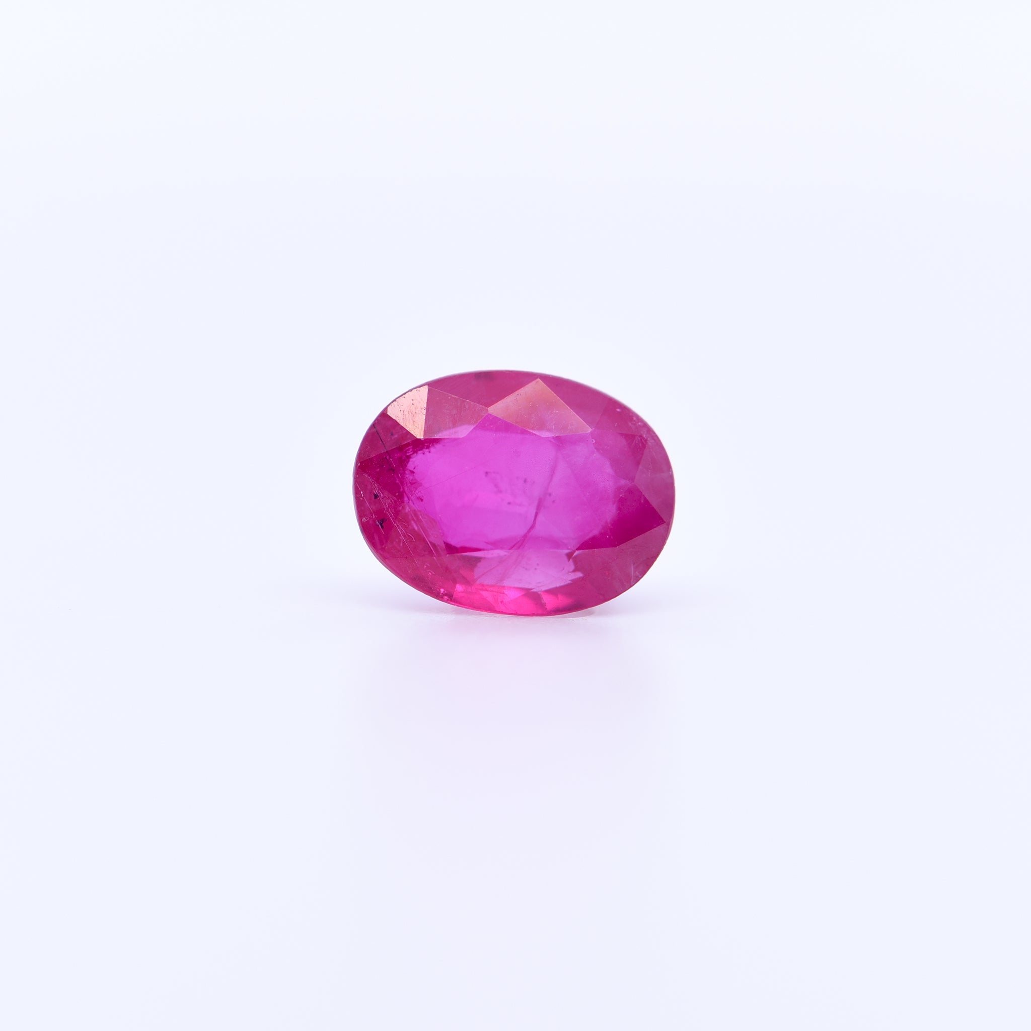 8x6 Oval Faceted Pink Rubies