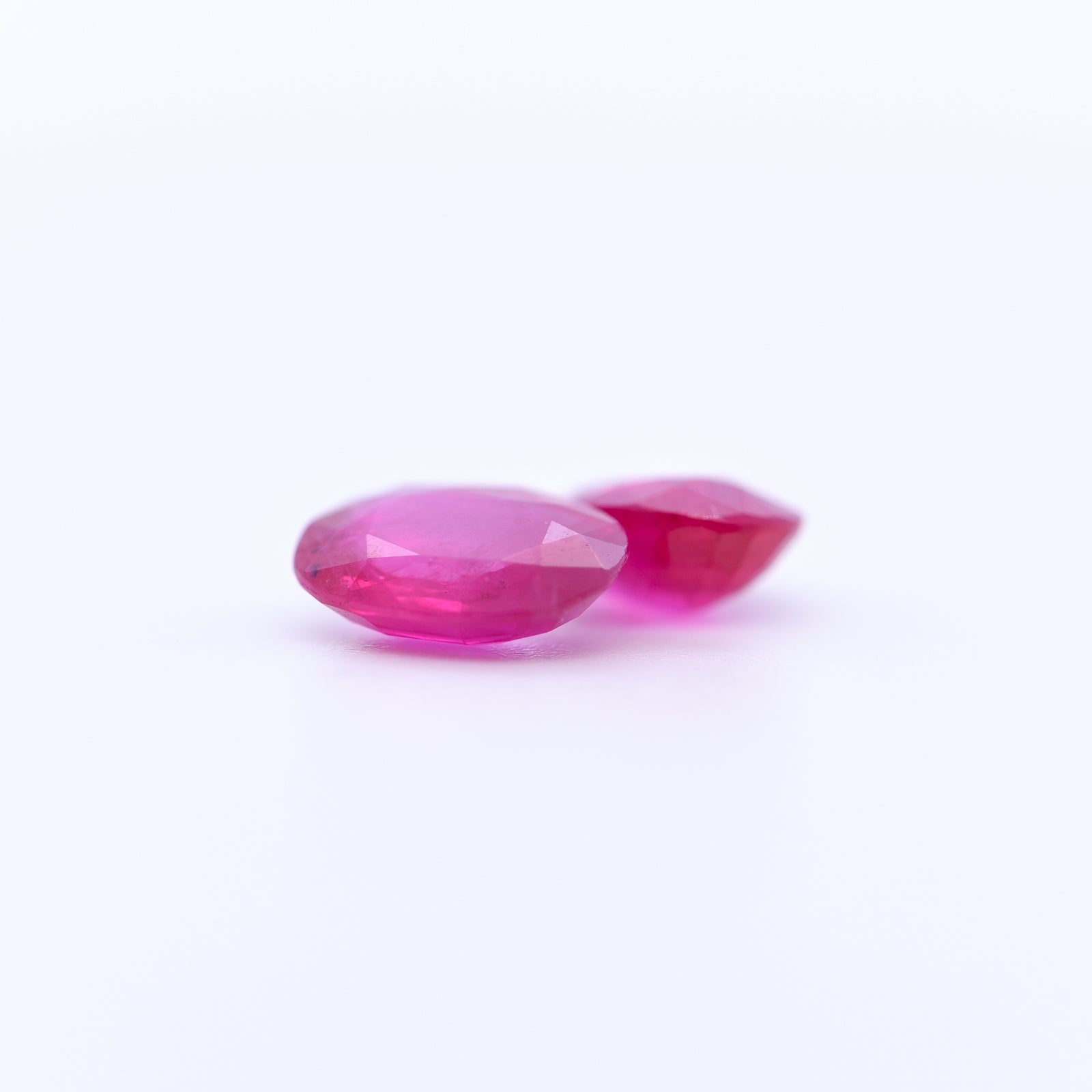 8x6 Oval Faceted Pink Rubies