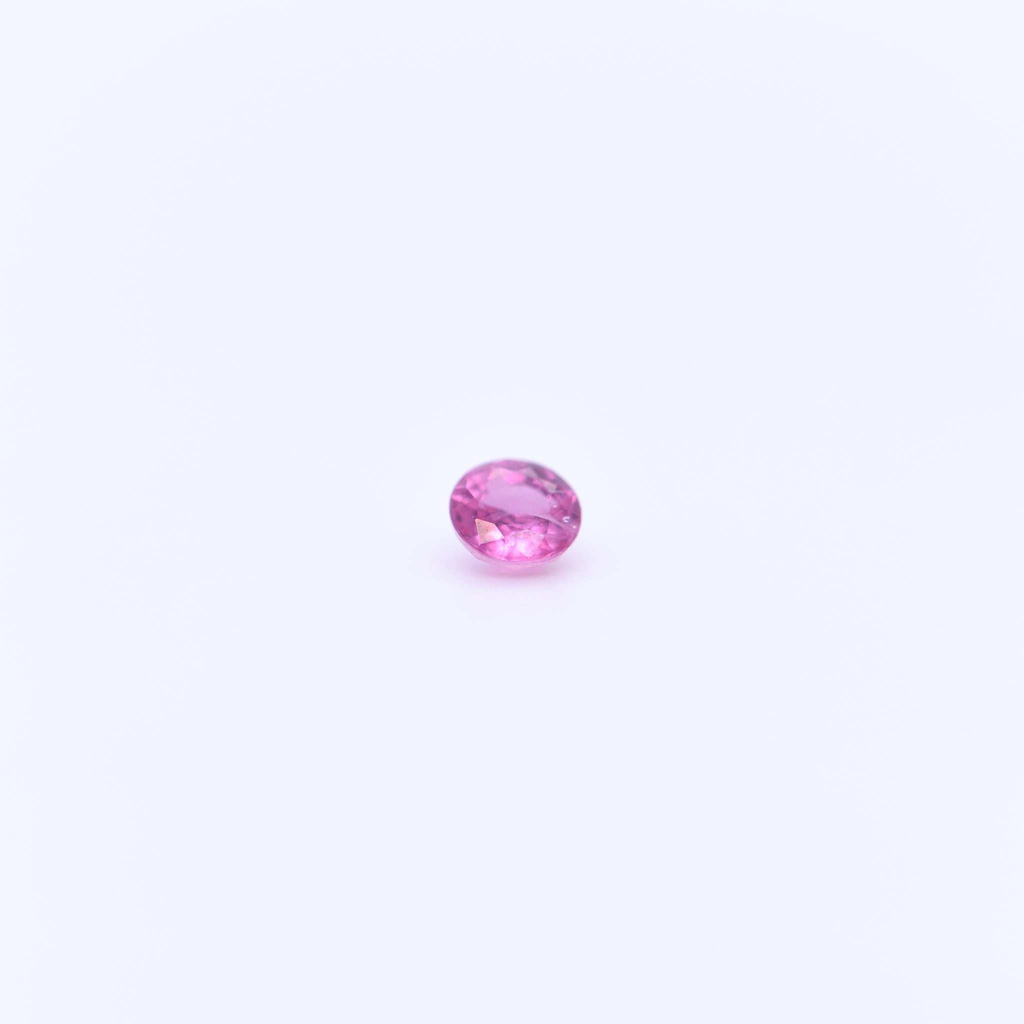 3.75mm Round Faceted Pink Rubies
