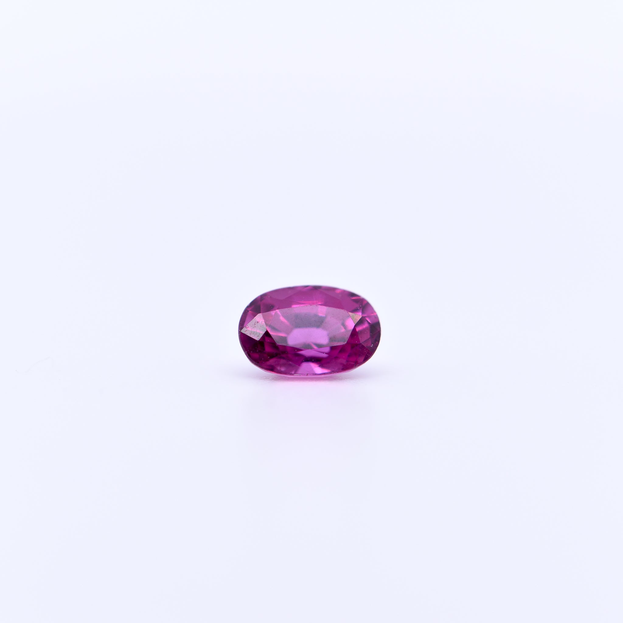 6x4 Oval Faceted Purple Rubies
