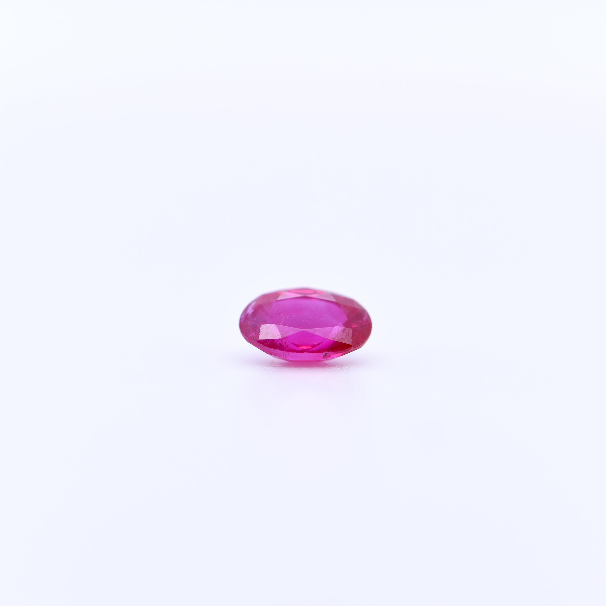 6x4 Oval Faceted Pink Rubies