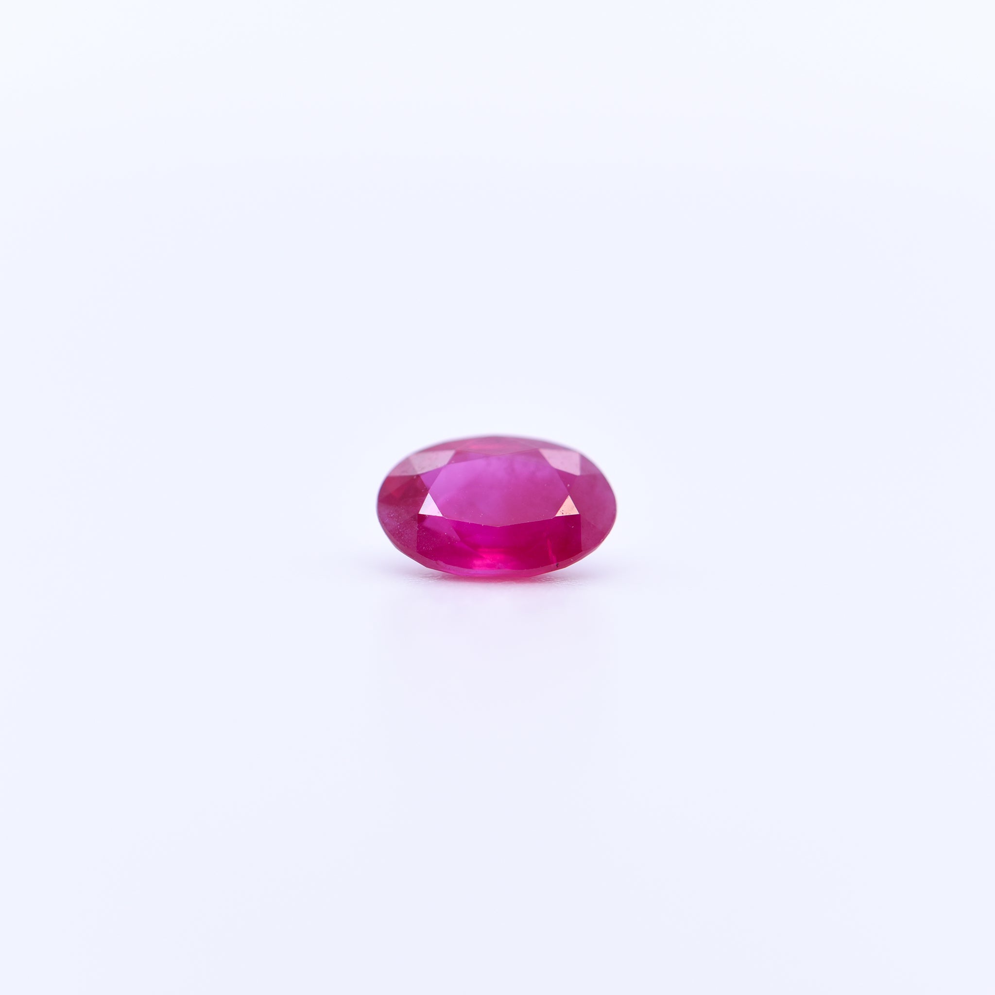 6.5x4.5 Oval Faceted Red Rubies