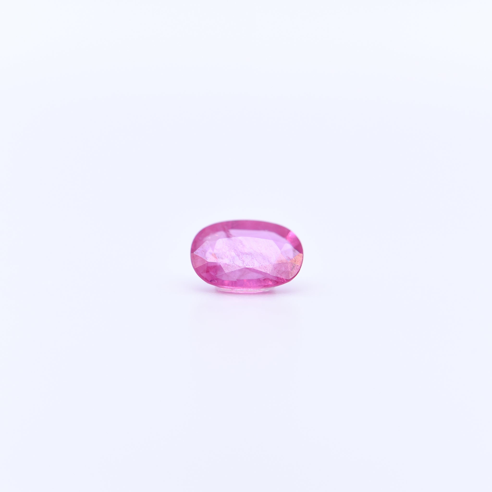 6x4 Oval Faceted Pink Rubies