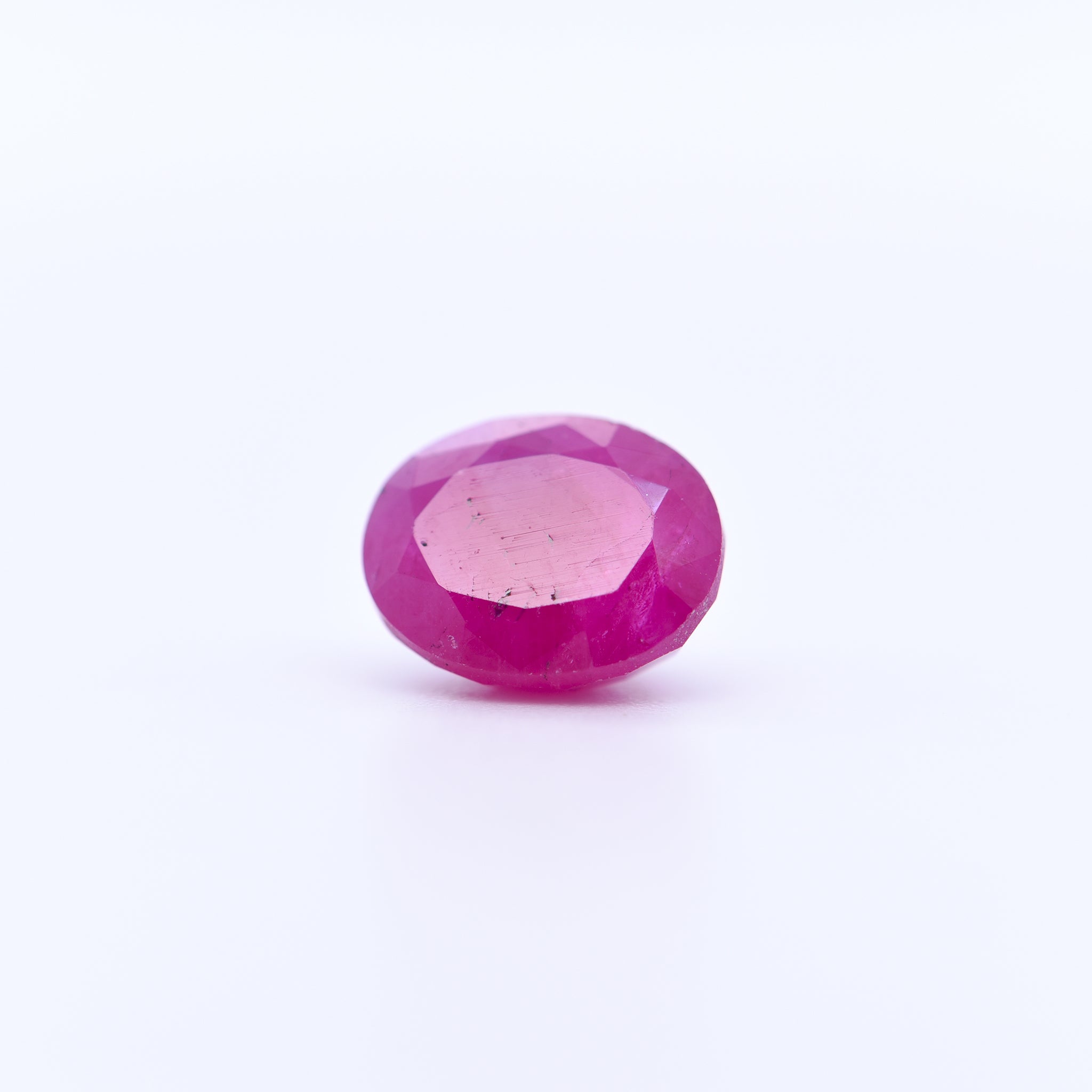 9x7 Oval Faceted Pink Rubies