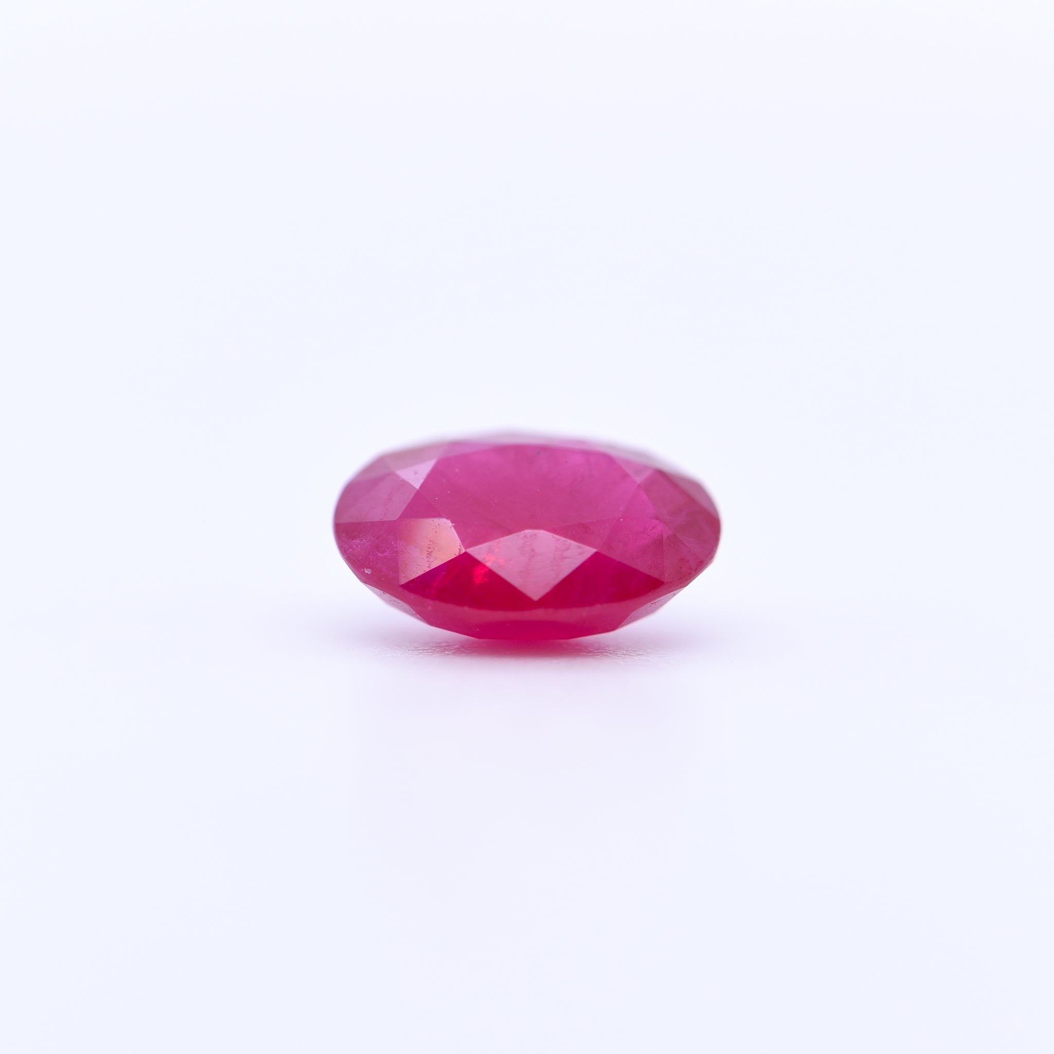 8x6 Oval Faceted Red Rubies