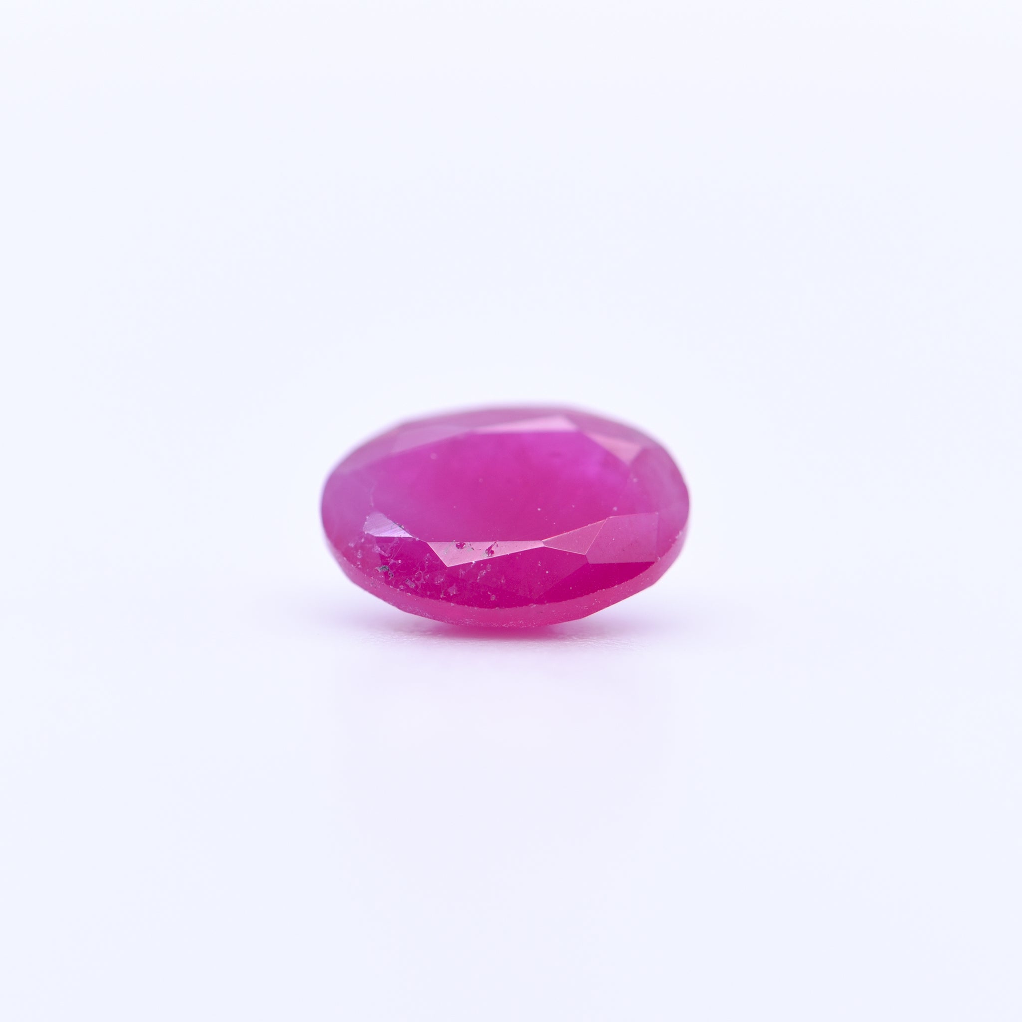 8x6 Oval Faceted Pink Rubies