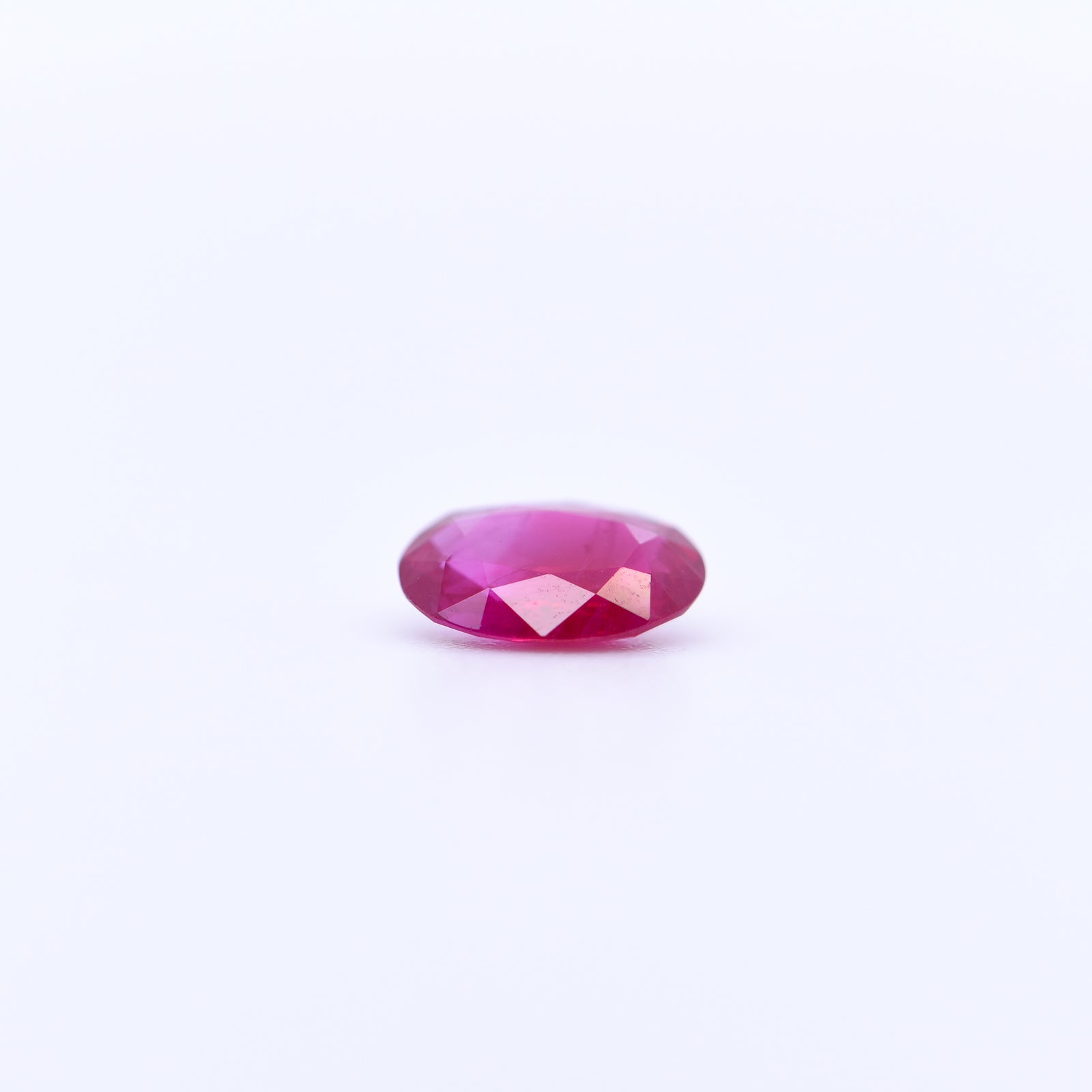 7x5 Oval Faceted Red Rubies