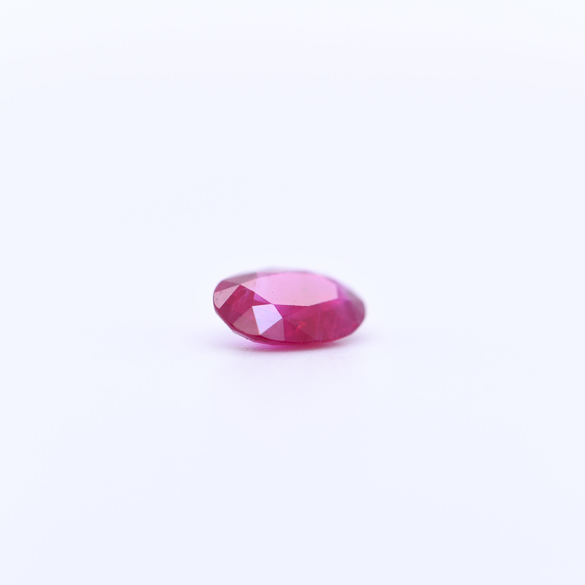 7x5 Oval Faceted Red Rubies