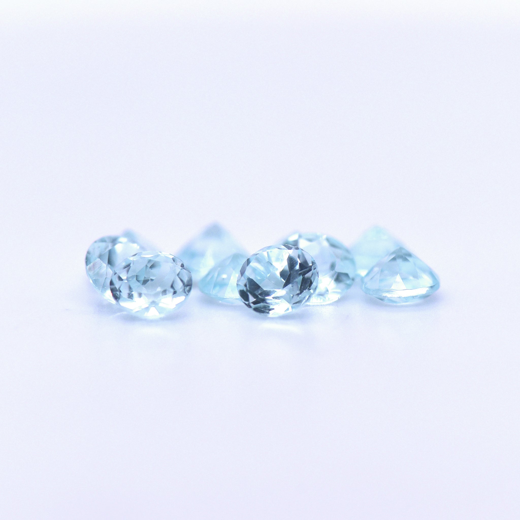 4.75mm Round Faceted Sky Blue Topaz