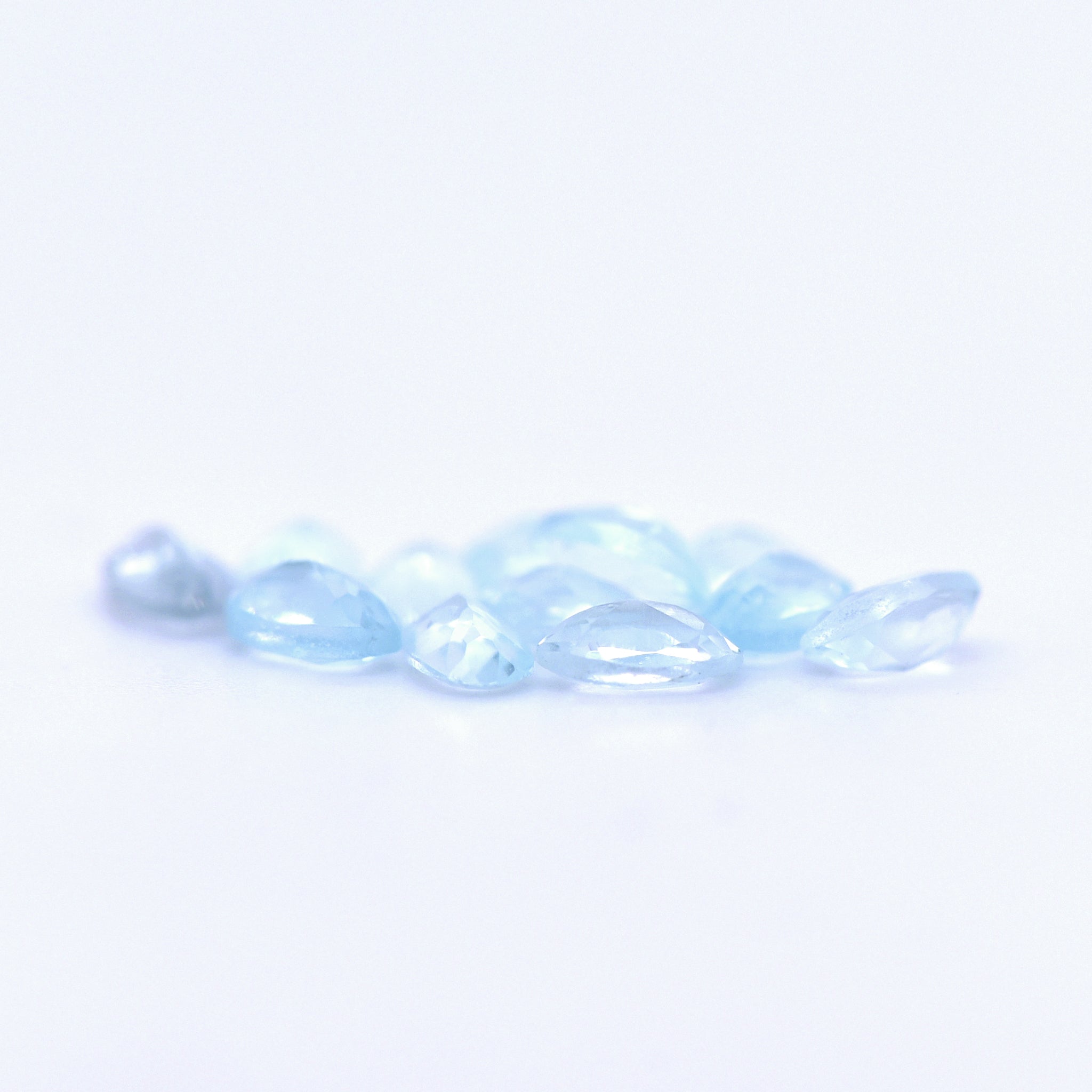 5x3 Oval Faceted Sky Blue Topaz