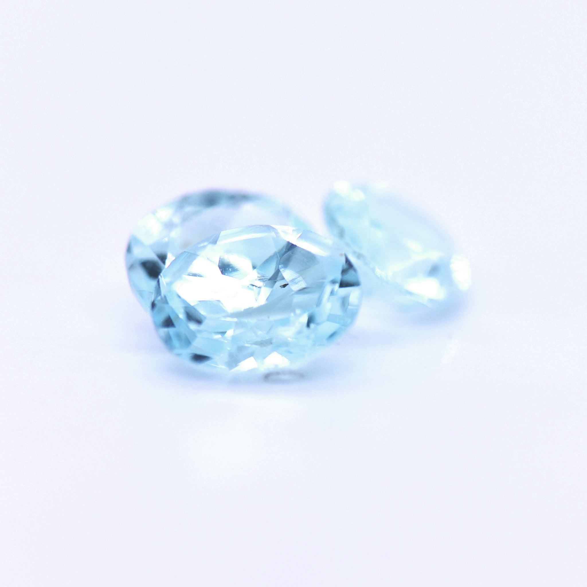 10x8 Oval Faceted Sky Blue Topaz