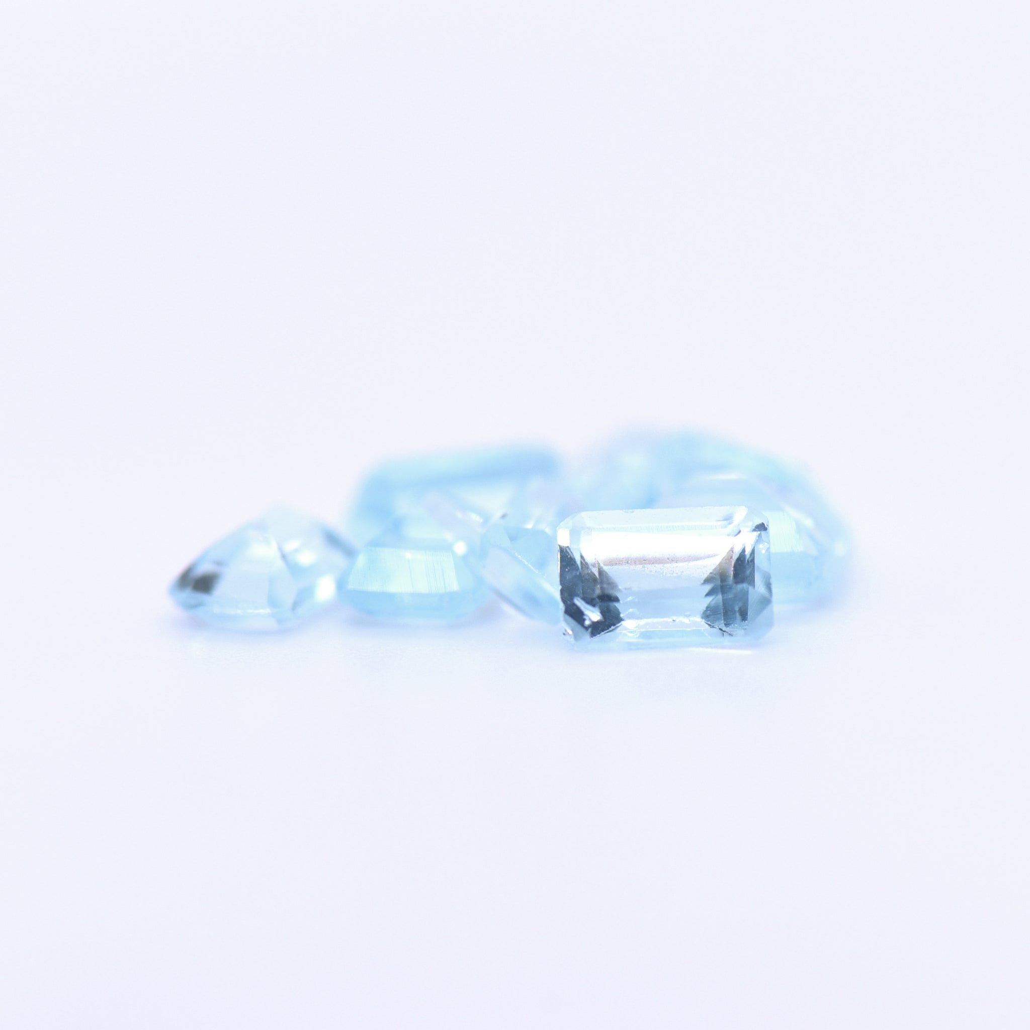 6x4 Octagon Sky Blue Topaz