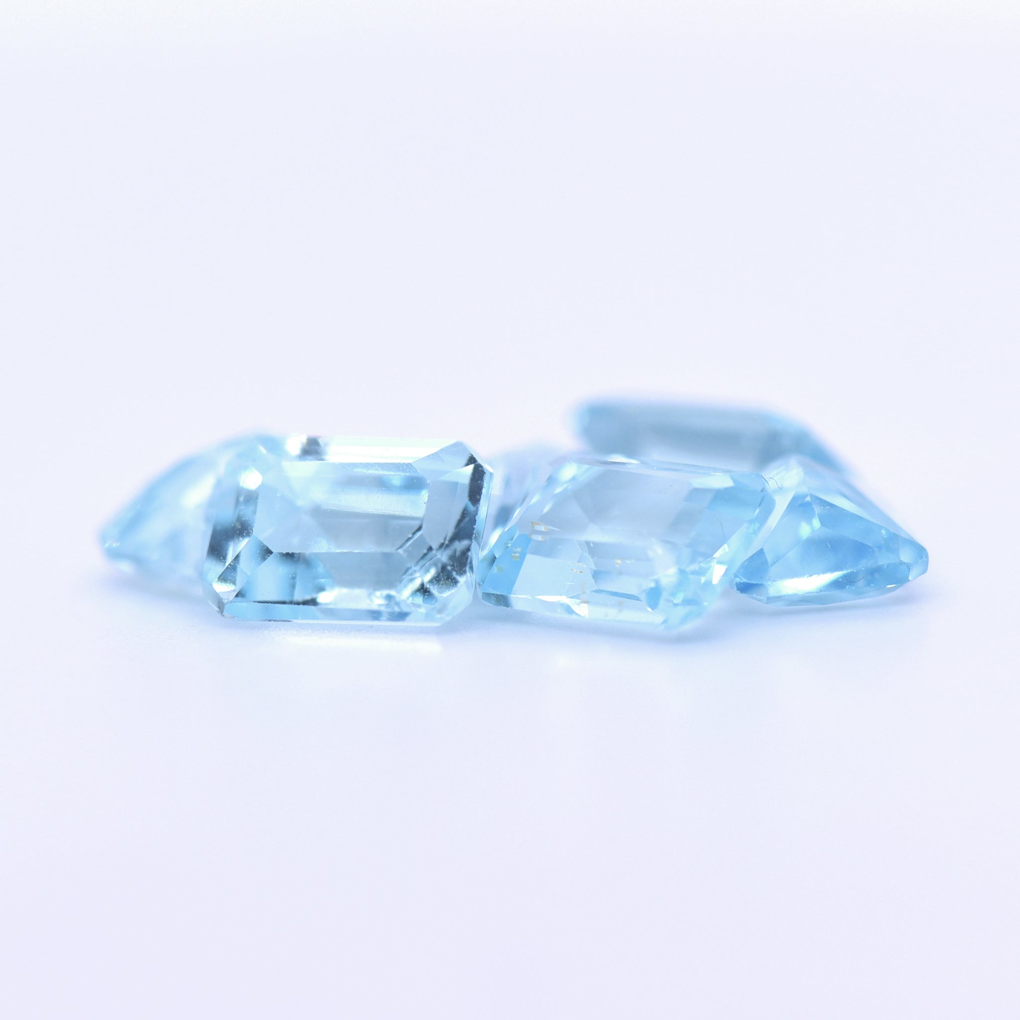 8x6 Octagon Sky Blue Topaz