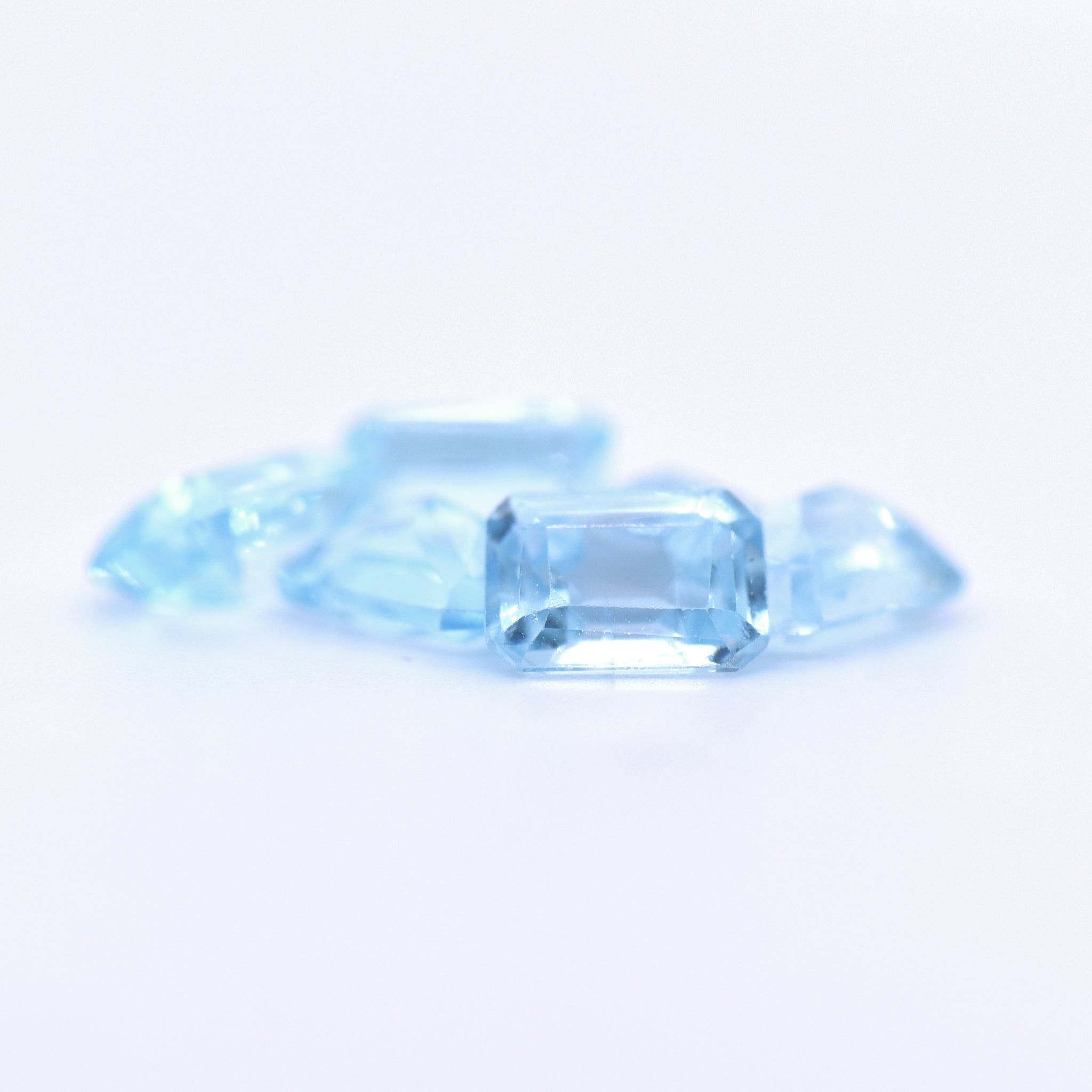 8x6 Octagon Sky Blue Topaz