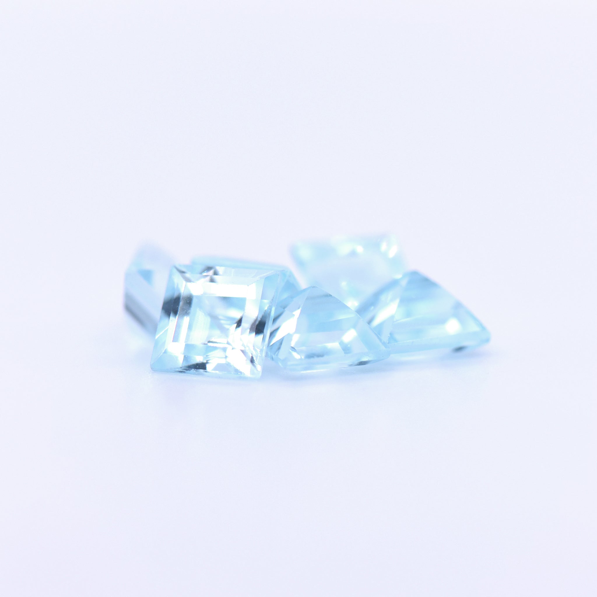 6x6 Square Step Cut Sky Blue Topaz