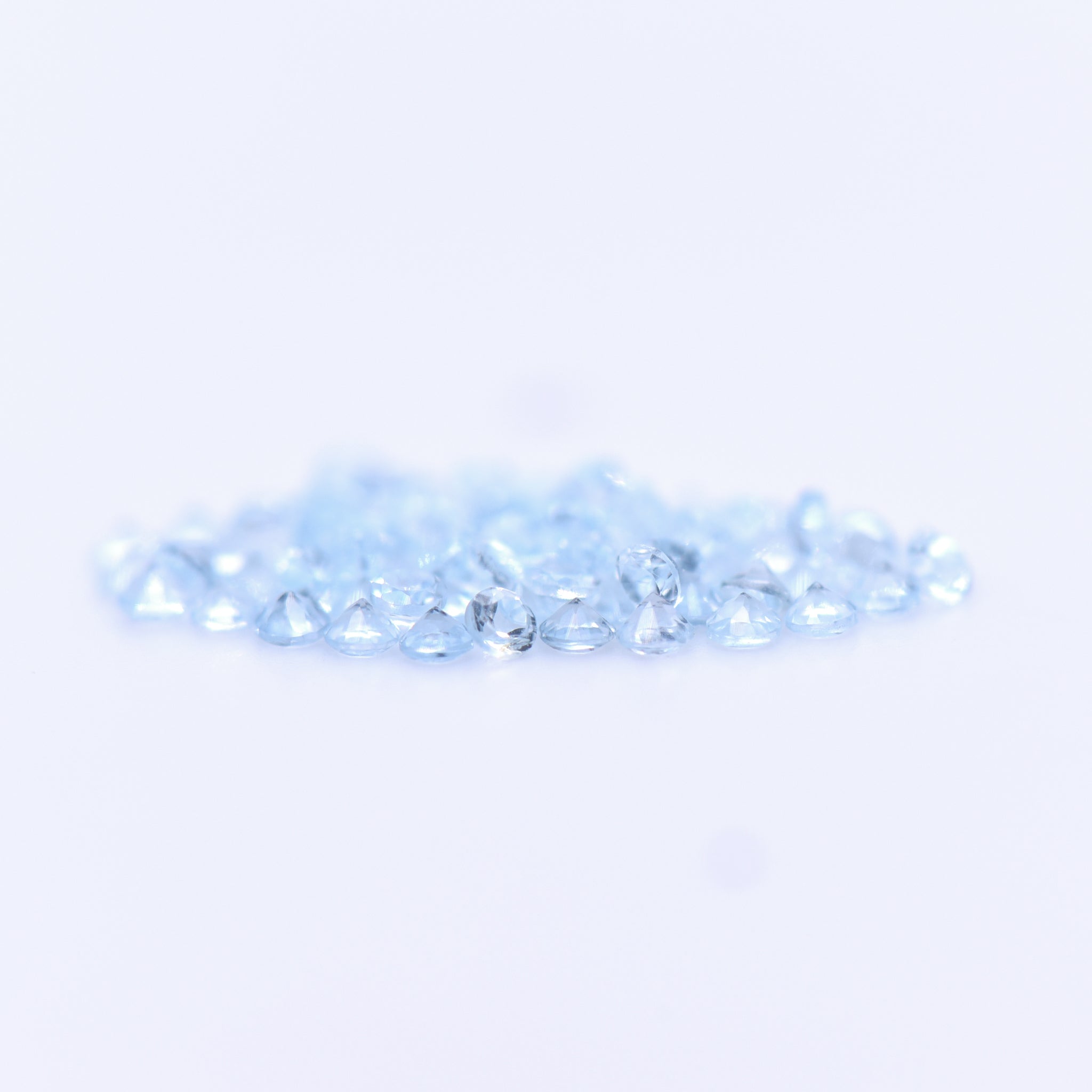 1.75mm Round Faceted Sky Blue Topaz